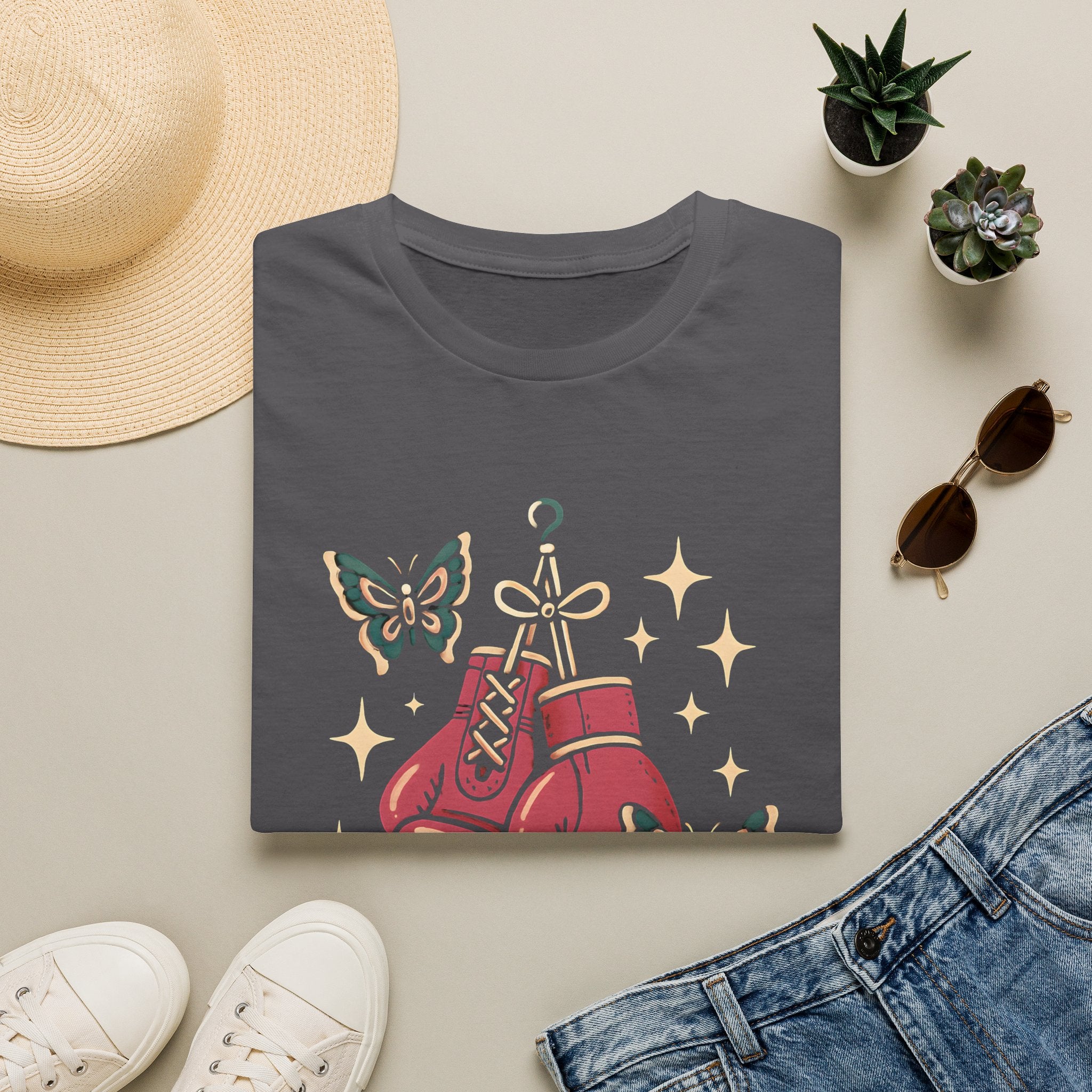 Butterfly Boxing Gloves T-Shirt