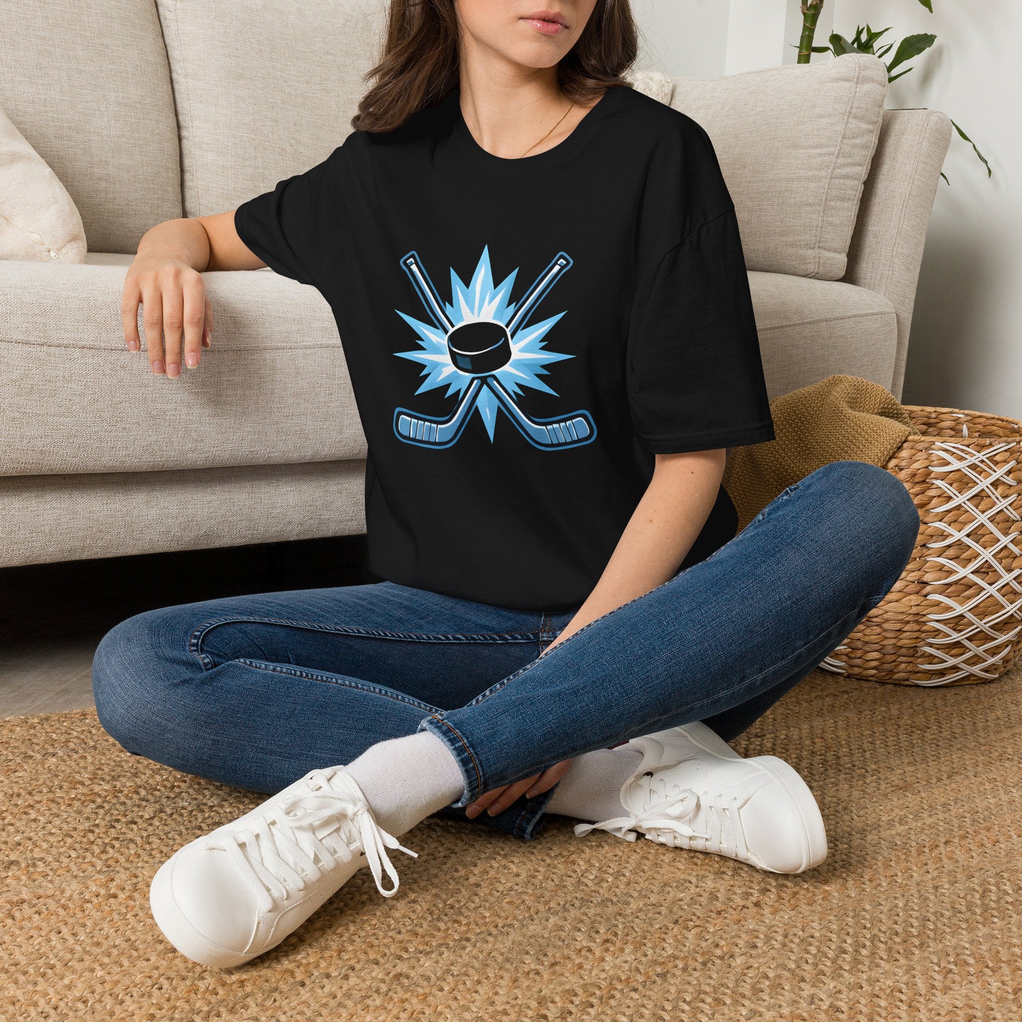 Crossed hockey sticks T-Shirt
