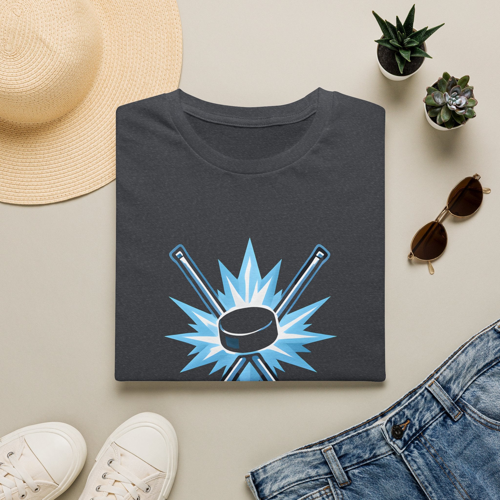 Crossed hockey sticks T-Shirt