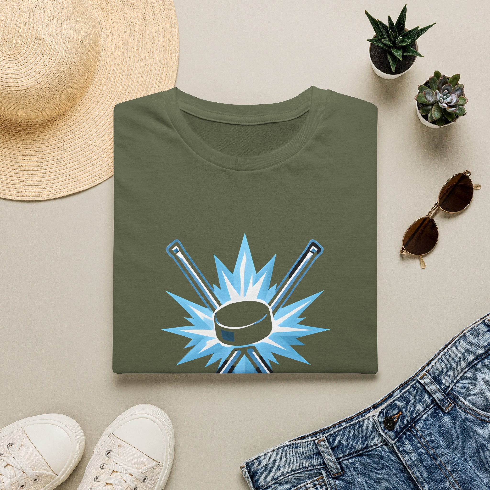 Crossed hockey sticks T-Shirt