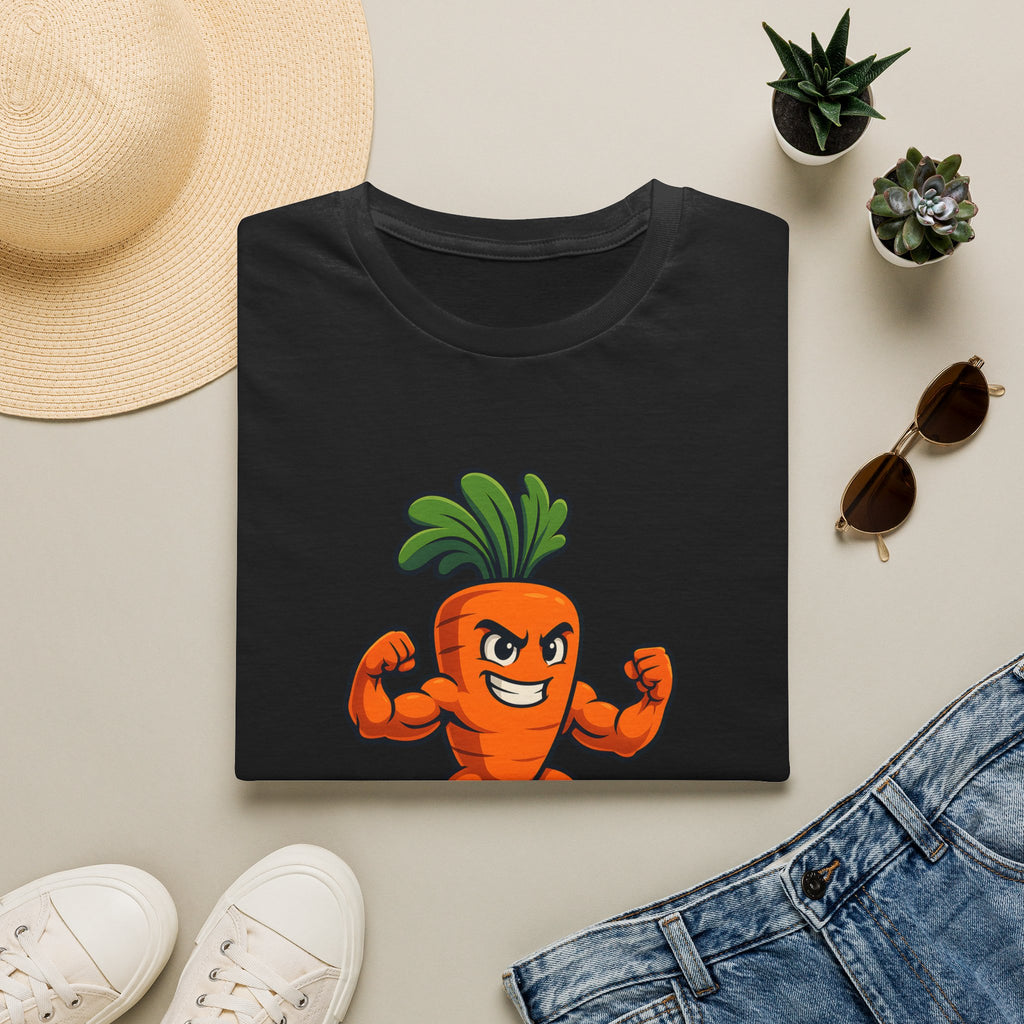 Muscular Carrot Mascot T-Shirt