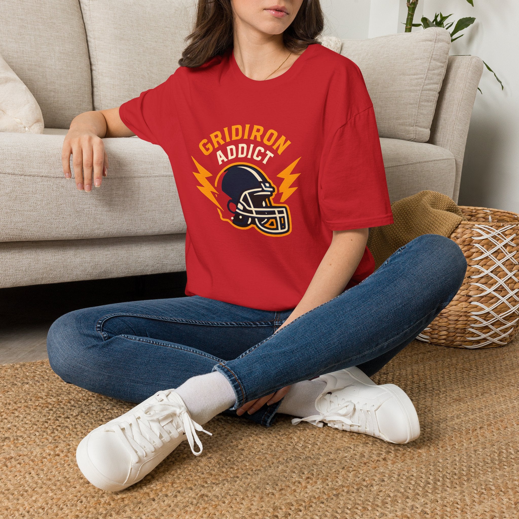 Gridiron Addict Helmet Logo T-Shirt