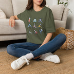 Yoga Pose Illustrations T-Shirt