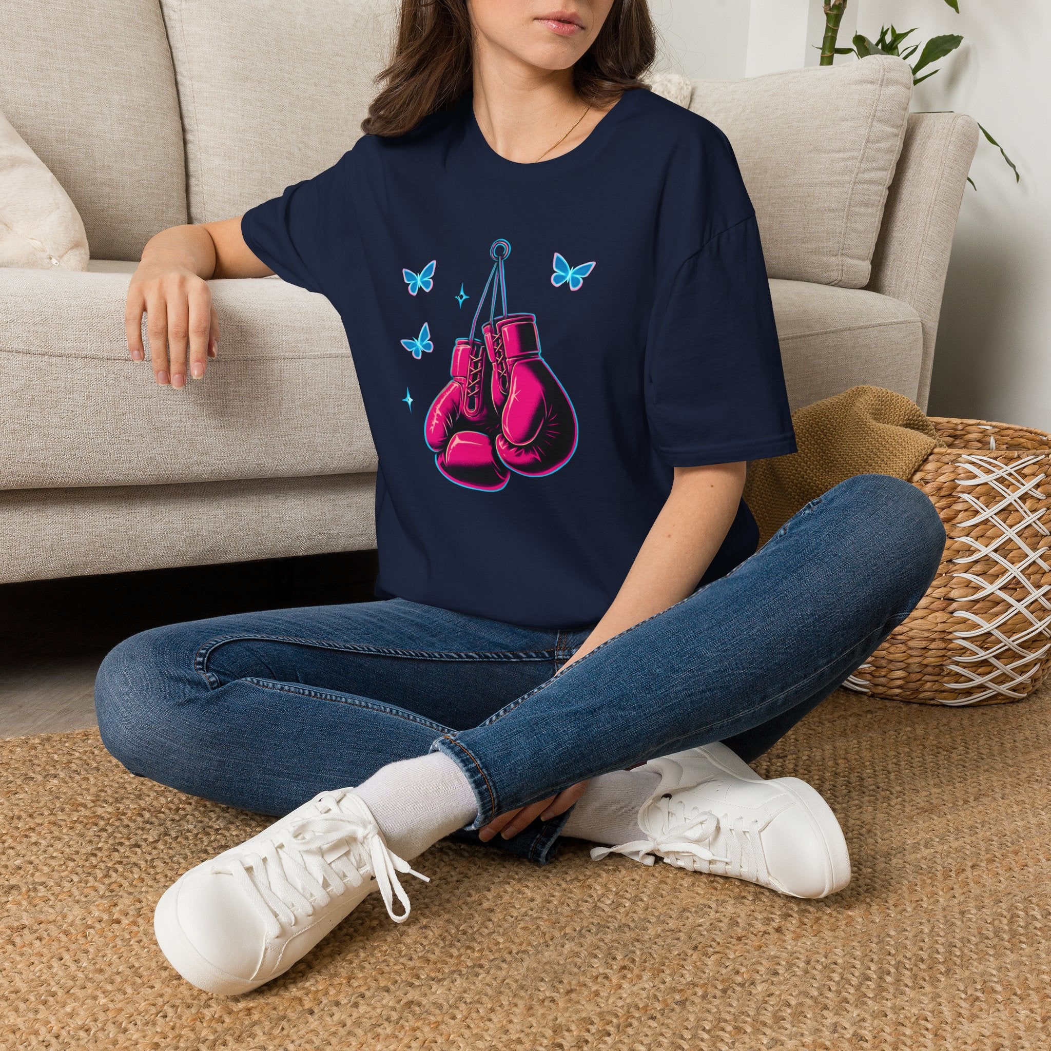 Hanging Neon Boxing Gloves T-Shirt