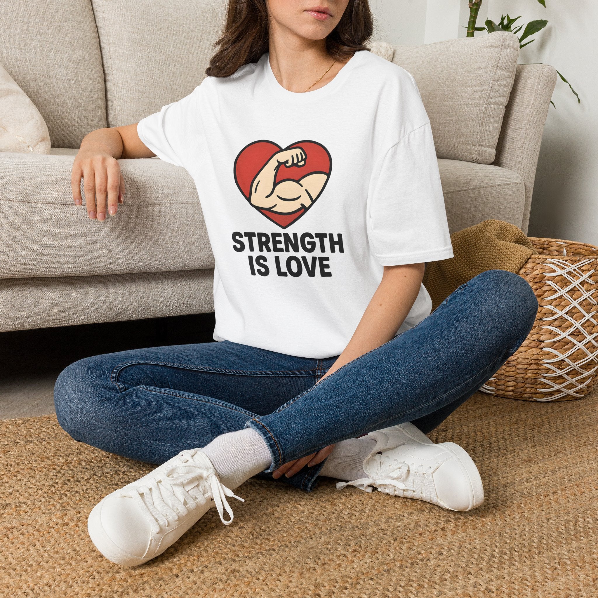 Powerful Heart Emblem T-Shirt