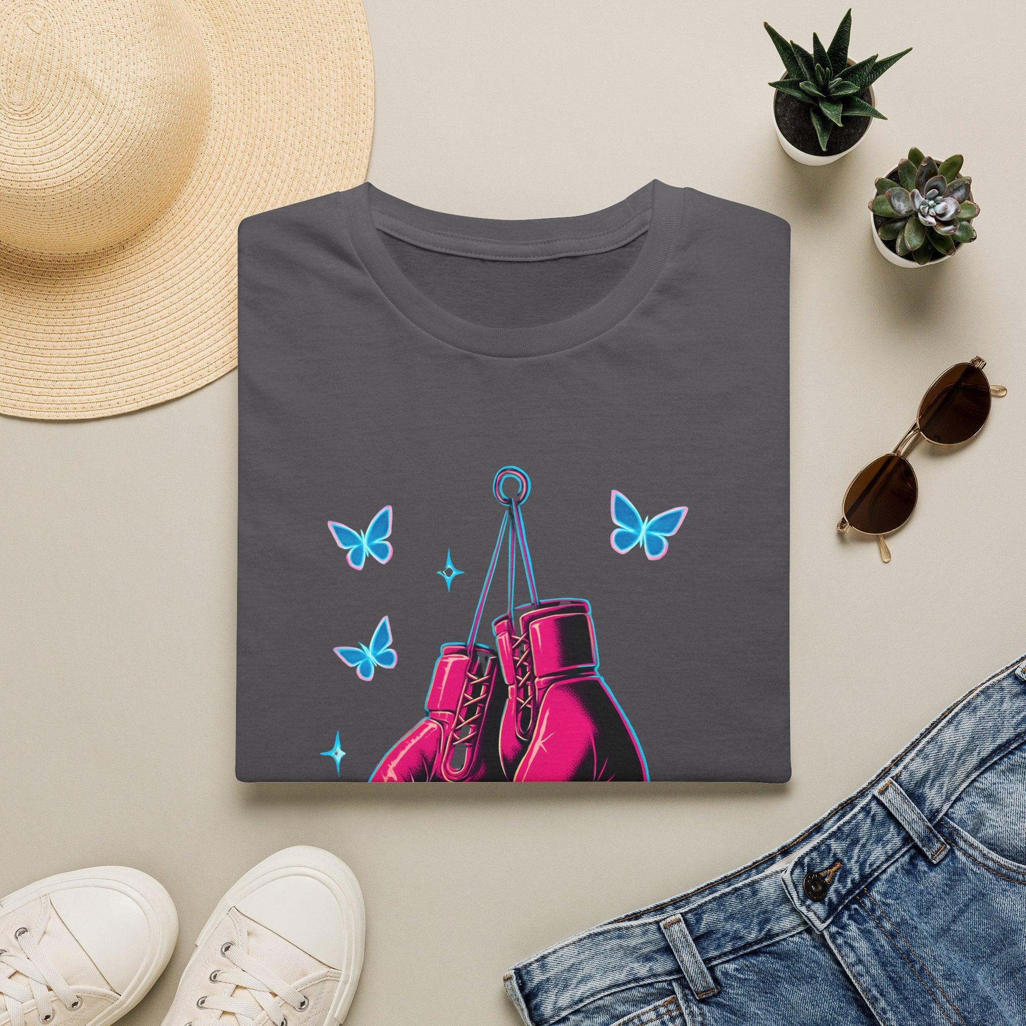 Hanging Neon Boxing Gloves T-Shirt