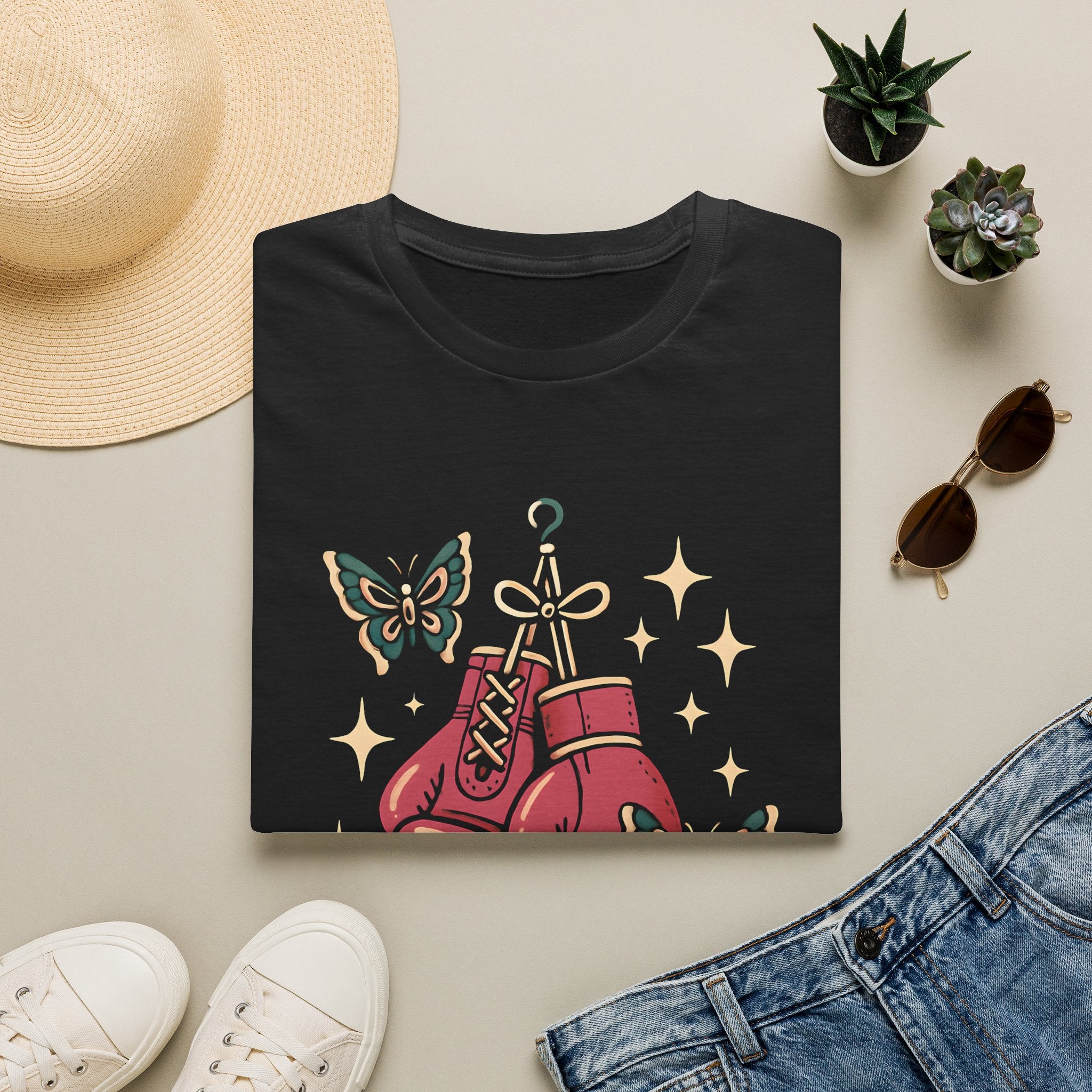 Butterfly Boxing Gloves T-Shirt