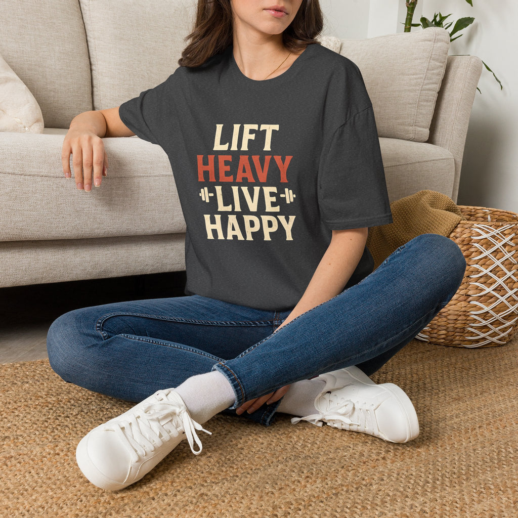 Lift Heavy Live Happy T-Shirt