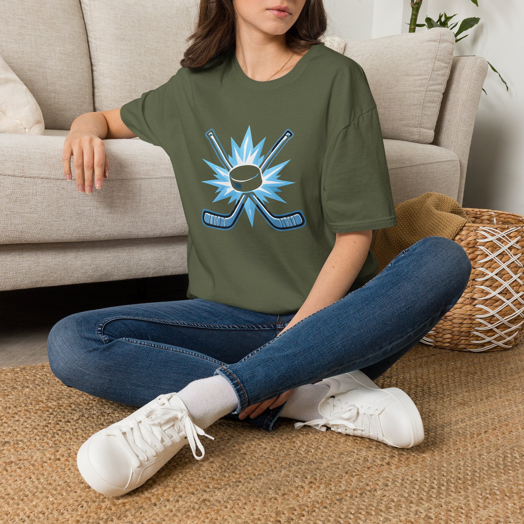 Crossed hockey sticks T-Shirt