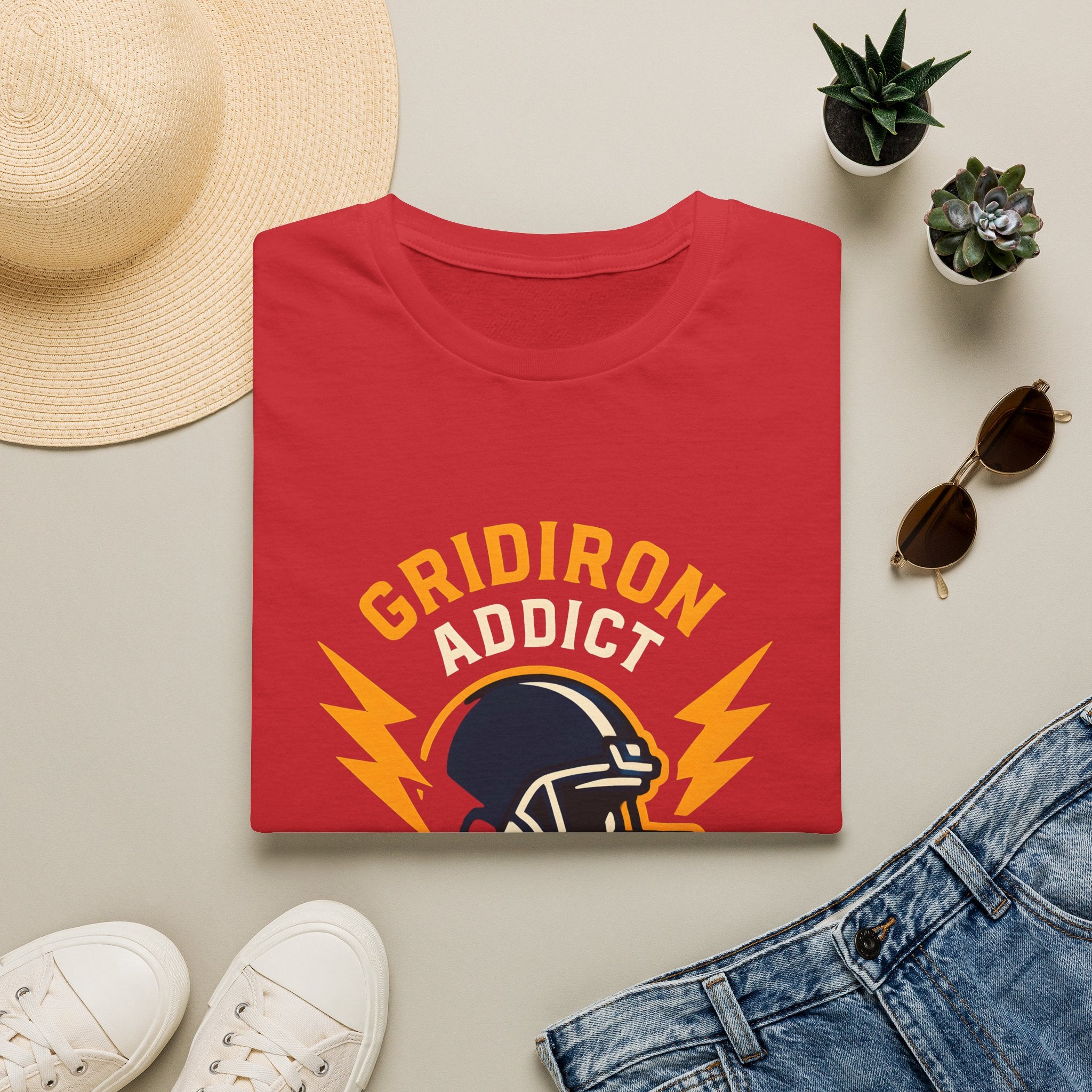 Gridiron Addict Helmet Logo T-Shirt