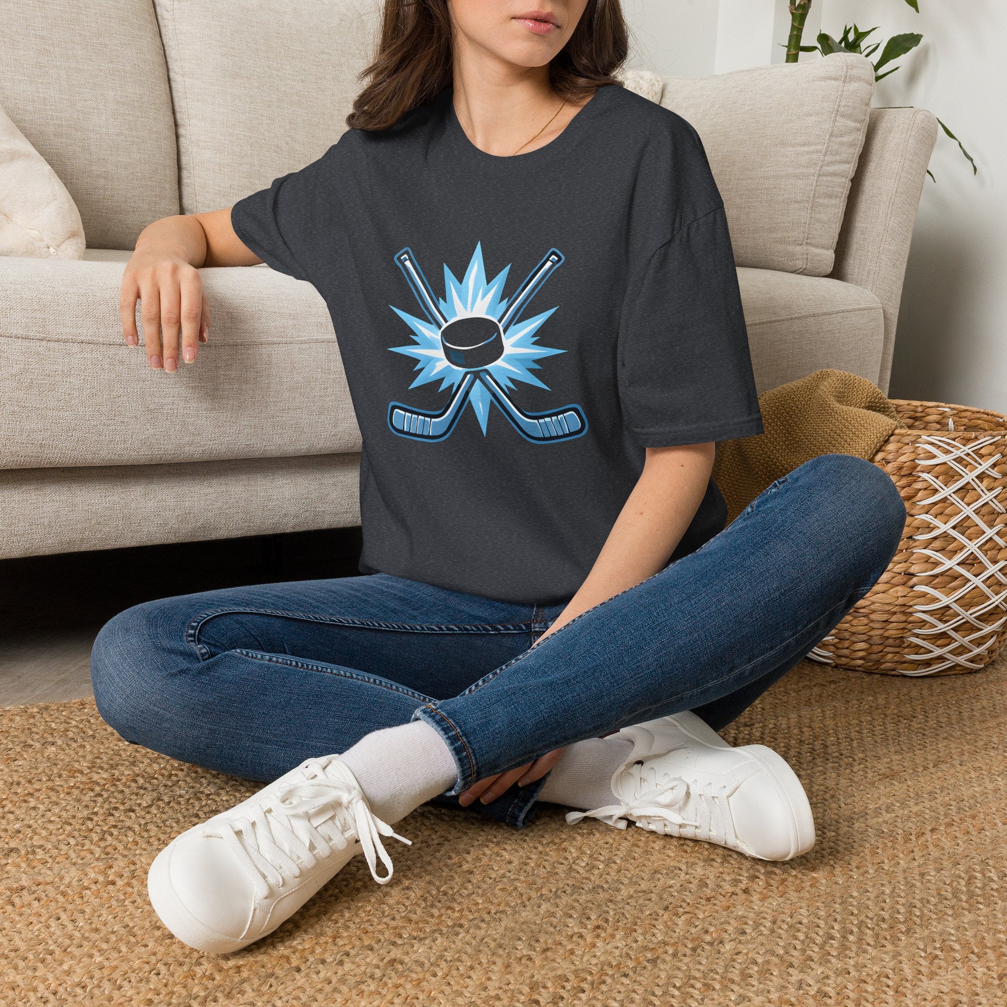 Crossed hockey sticks T-Shirt