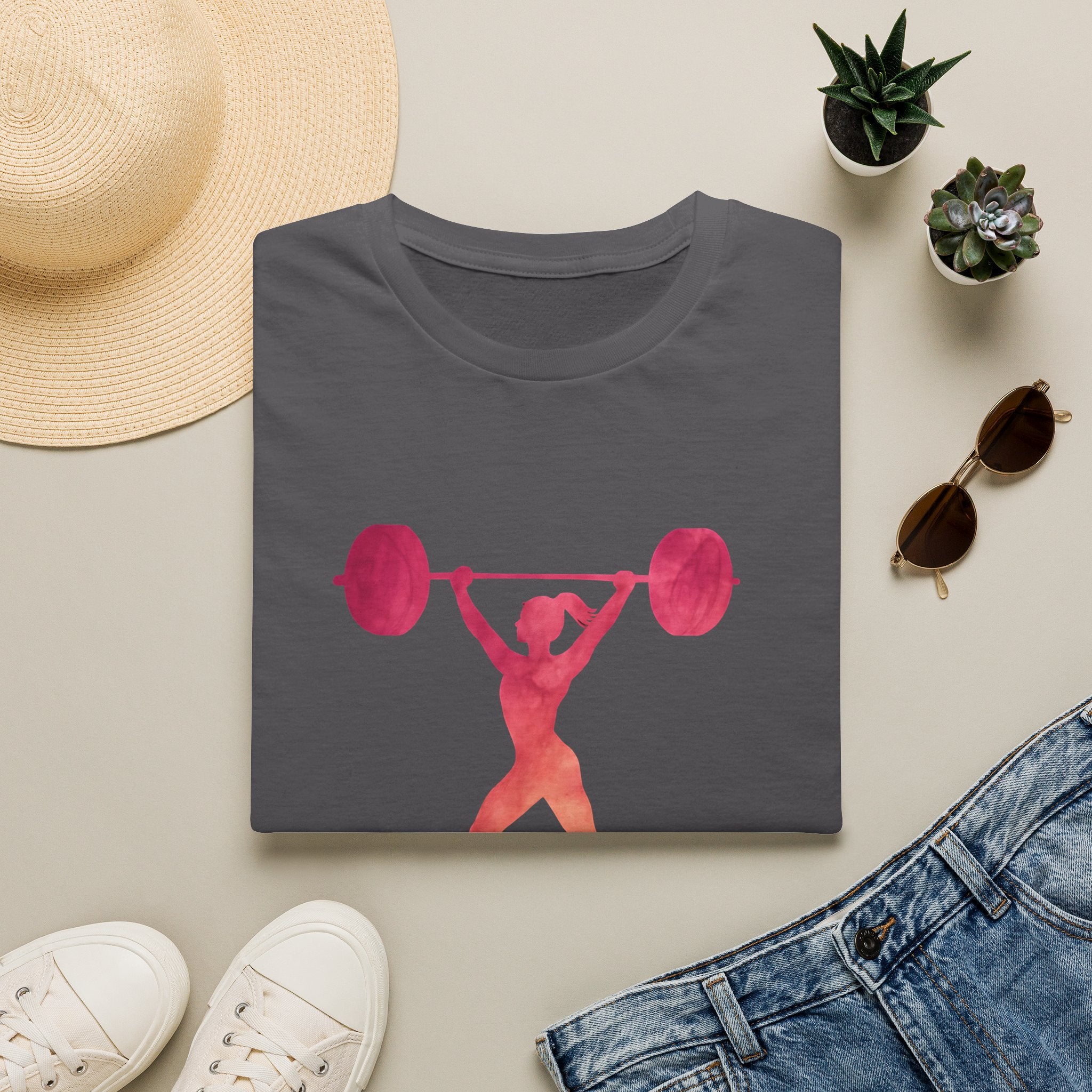 Barbell Barbie silhouette T-Shirt