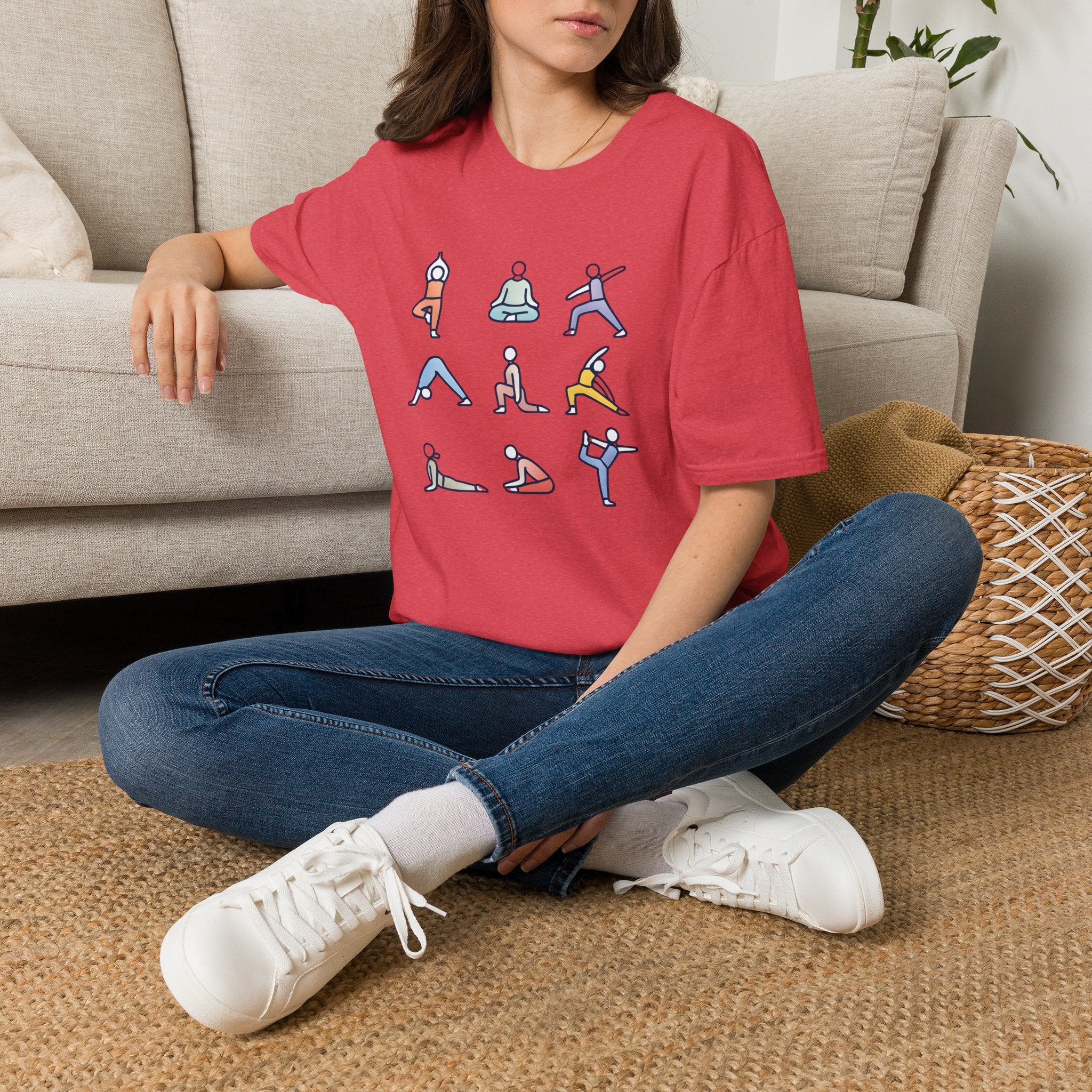 Yoga Pose Illustrations T-Shirt