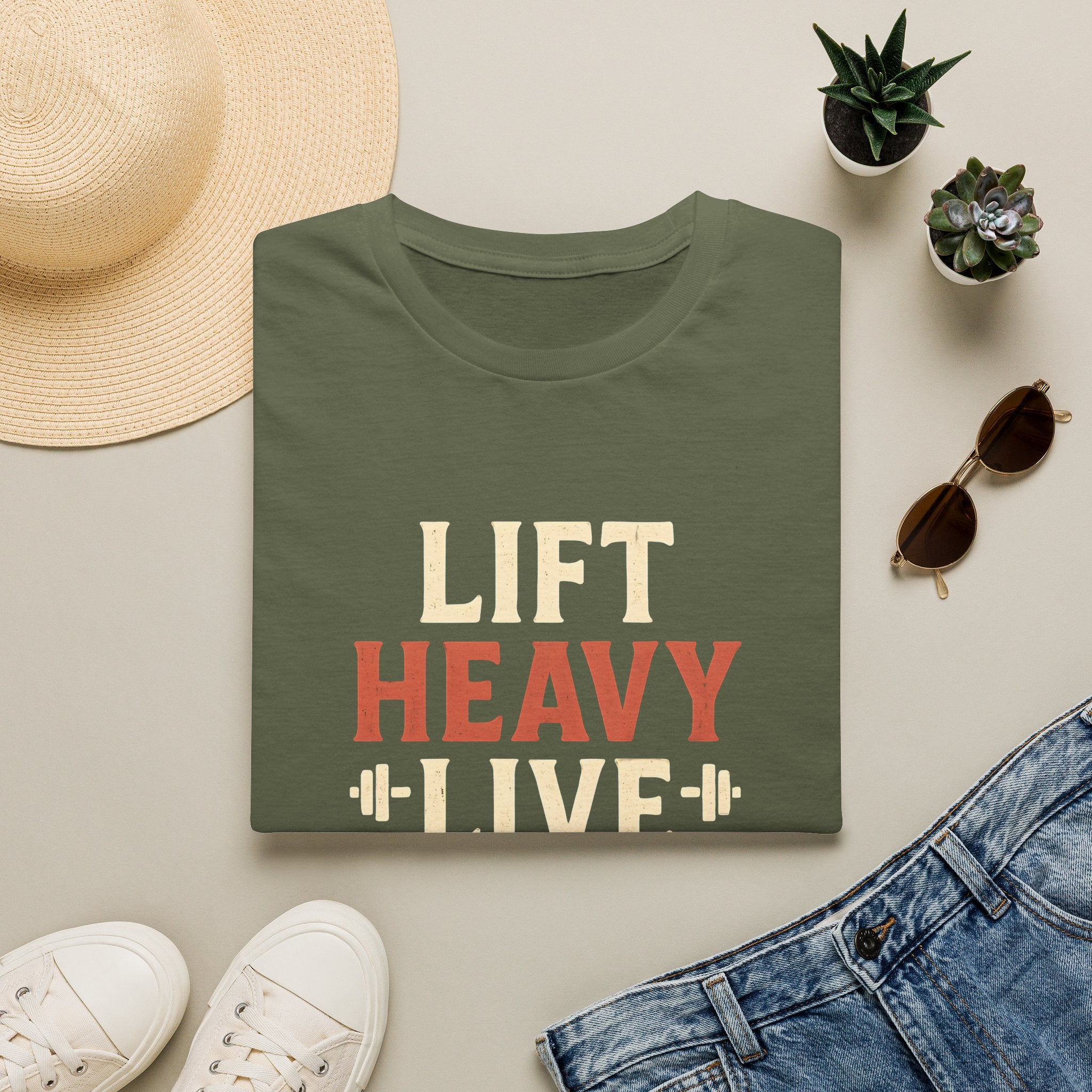 Lift Heavy Live Happy T-Shirt