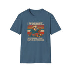 Napping Bear in Activewear T-Shirt