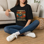 Napping Bear in Activewear T-Shirt