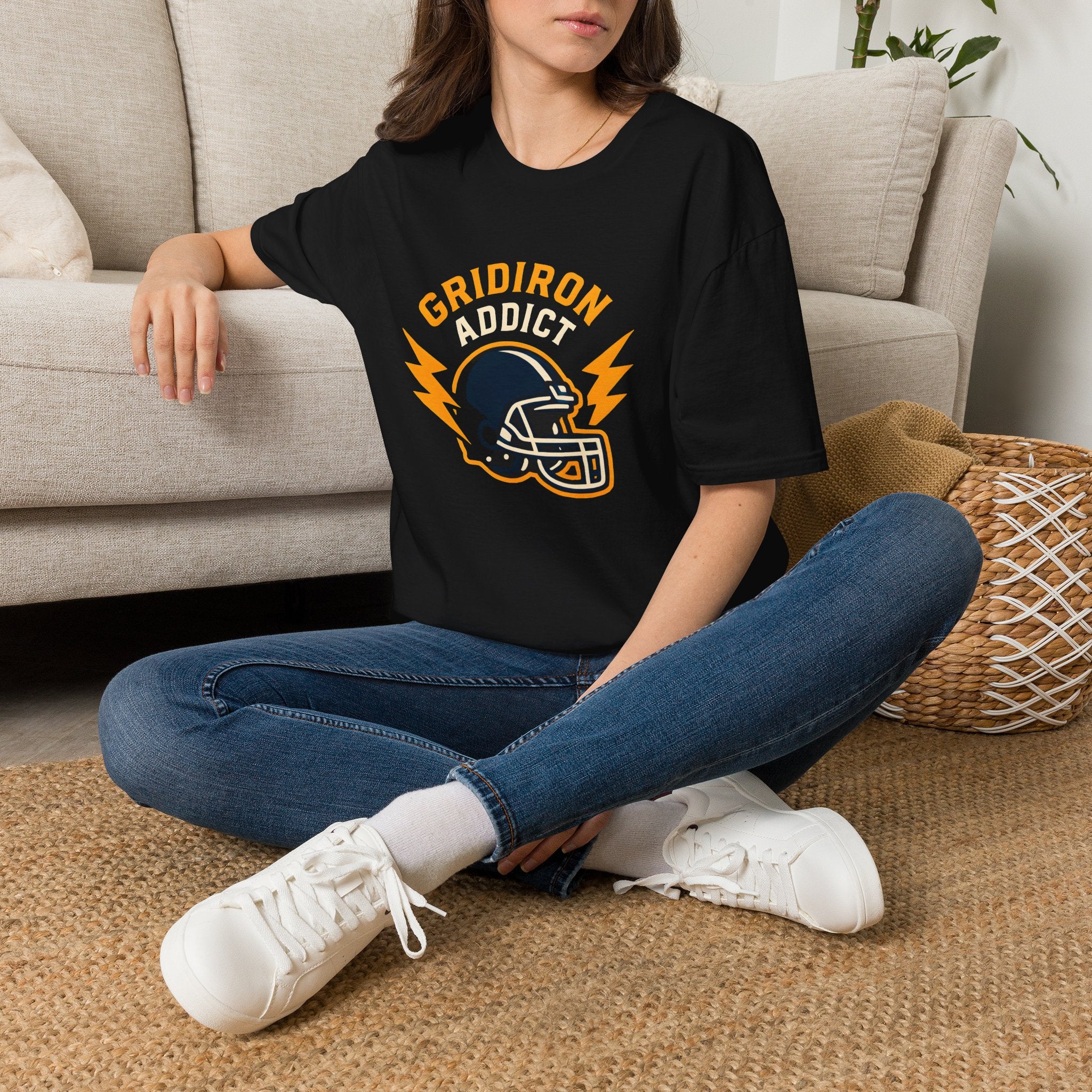 Gridiron Addict Helmet Logo T-Shirt