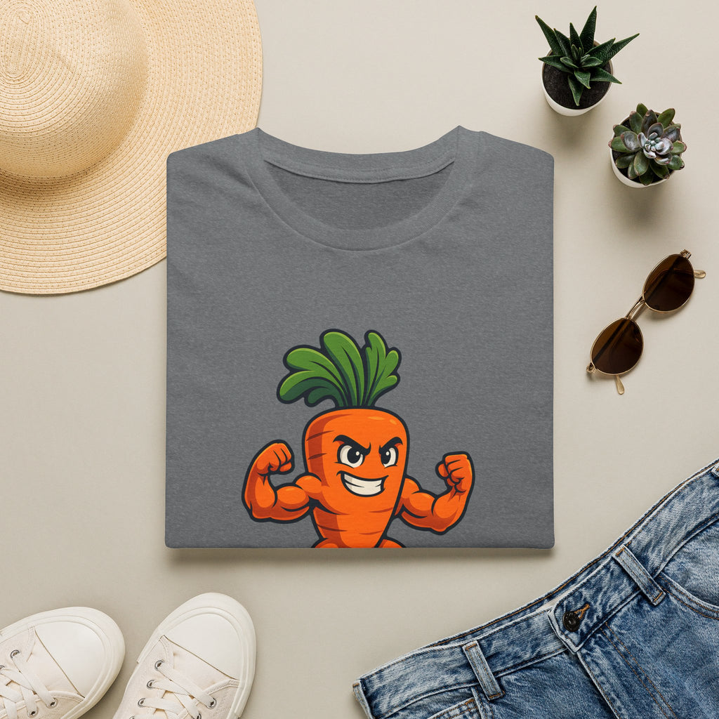Muscular Carrot Mascot T-Shirt