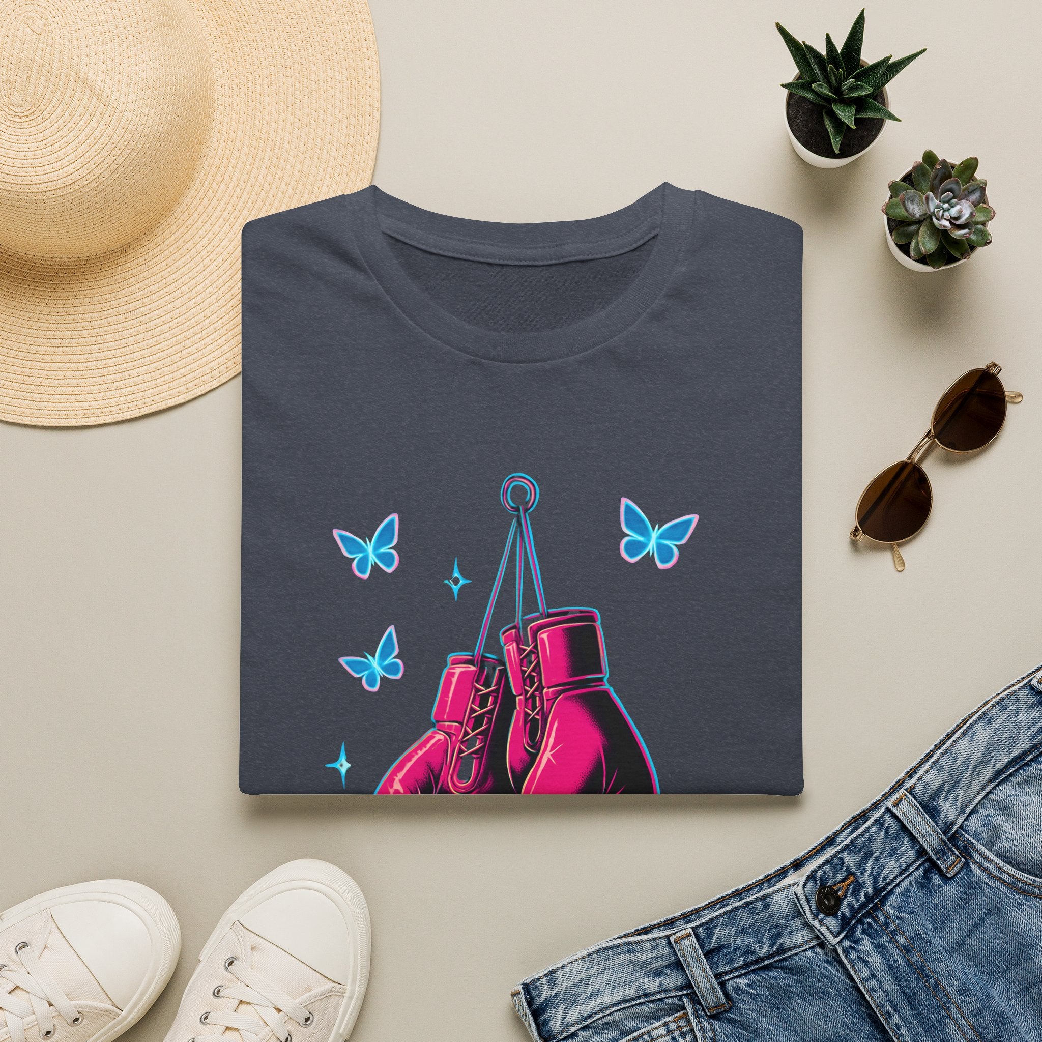 Hanging Neon Boxing Gloves T-Shirt