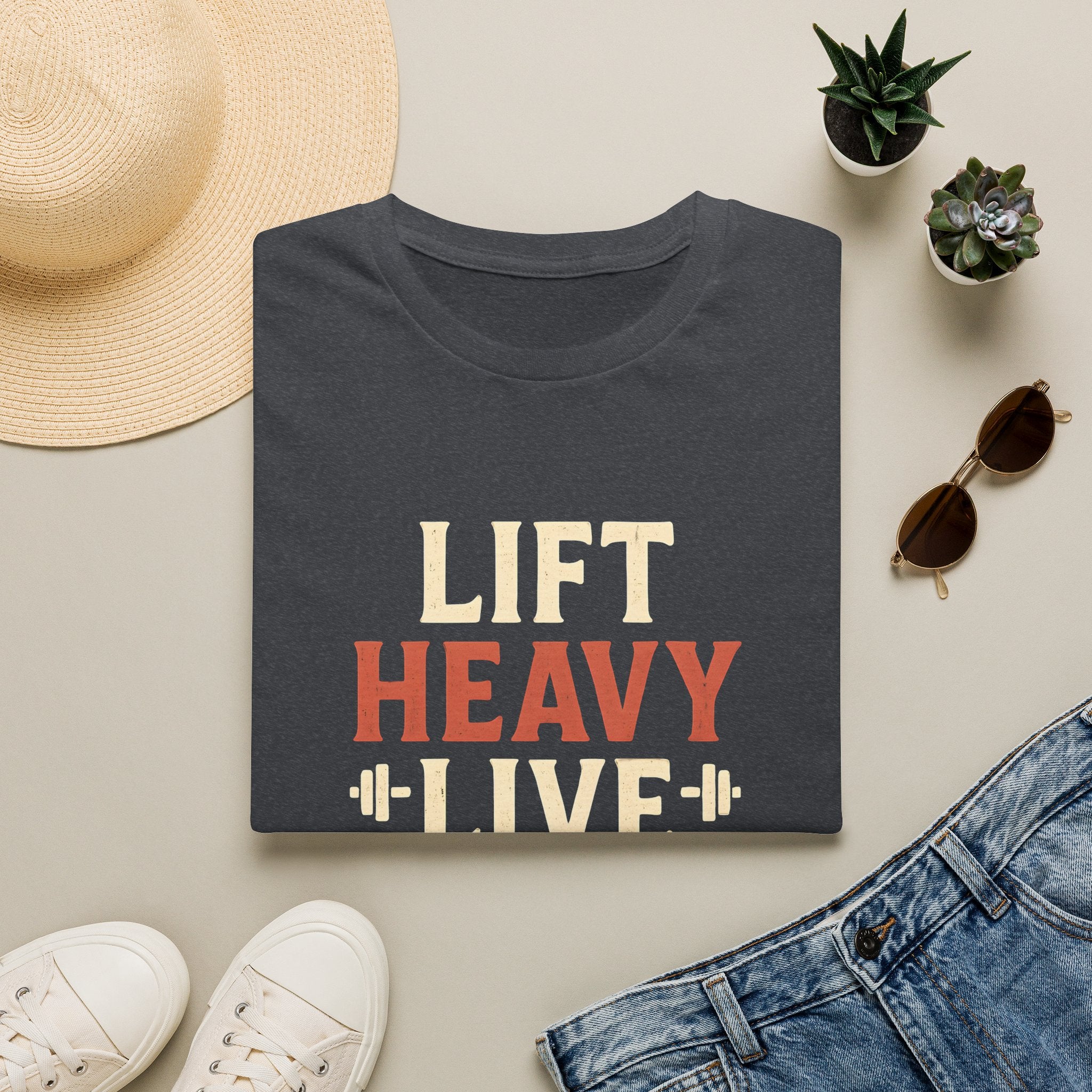 Lift Heavy Live Happy T-Shirt