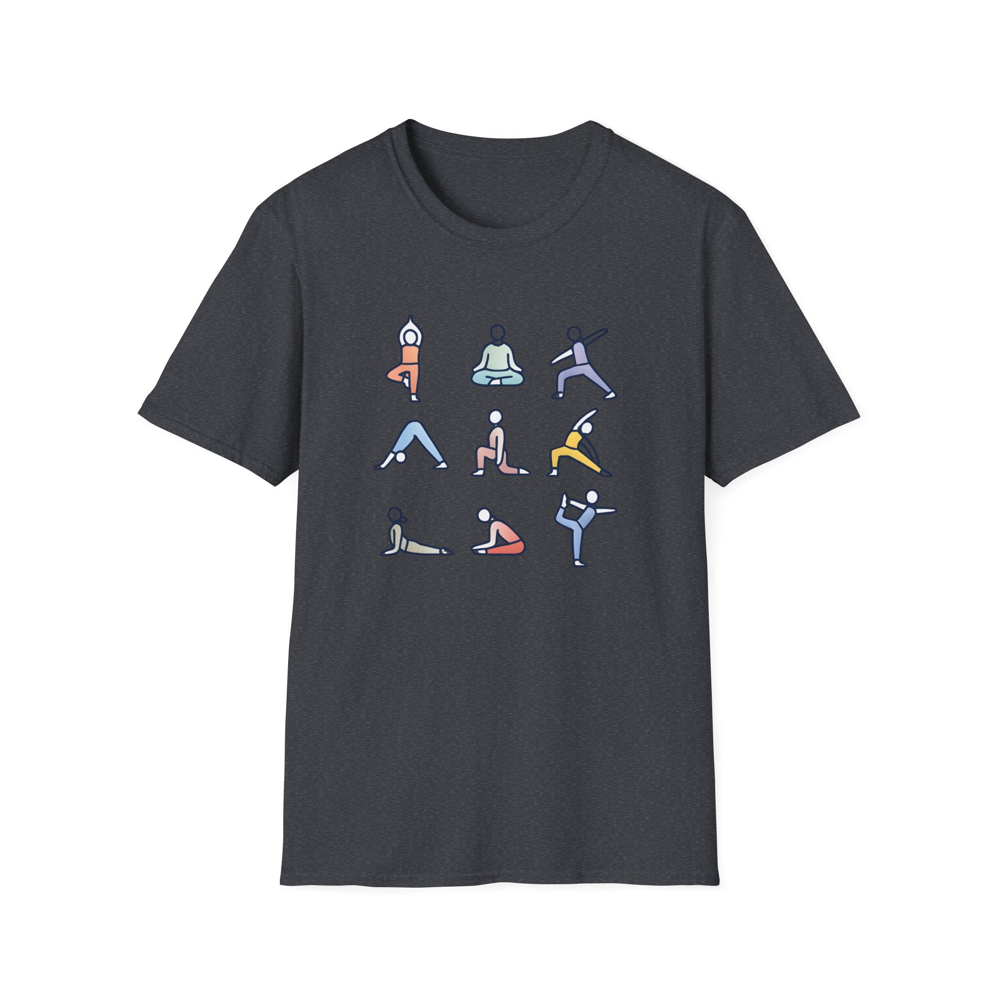 Yoga Pose Illustrations T-Shirt