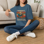 Napping Bear in Activewear T-Shirt