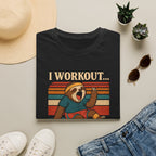Napping Bear in Activewear T-Shirt