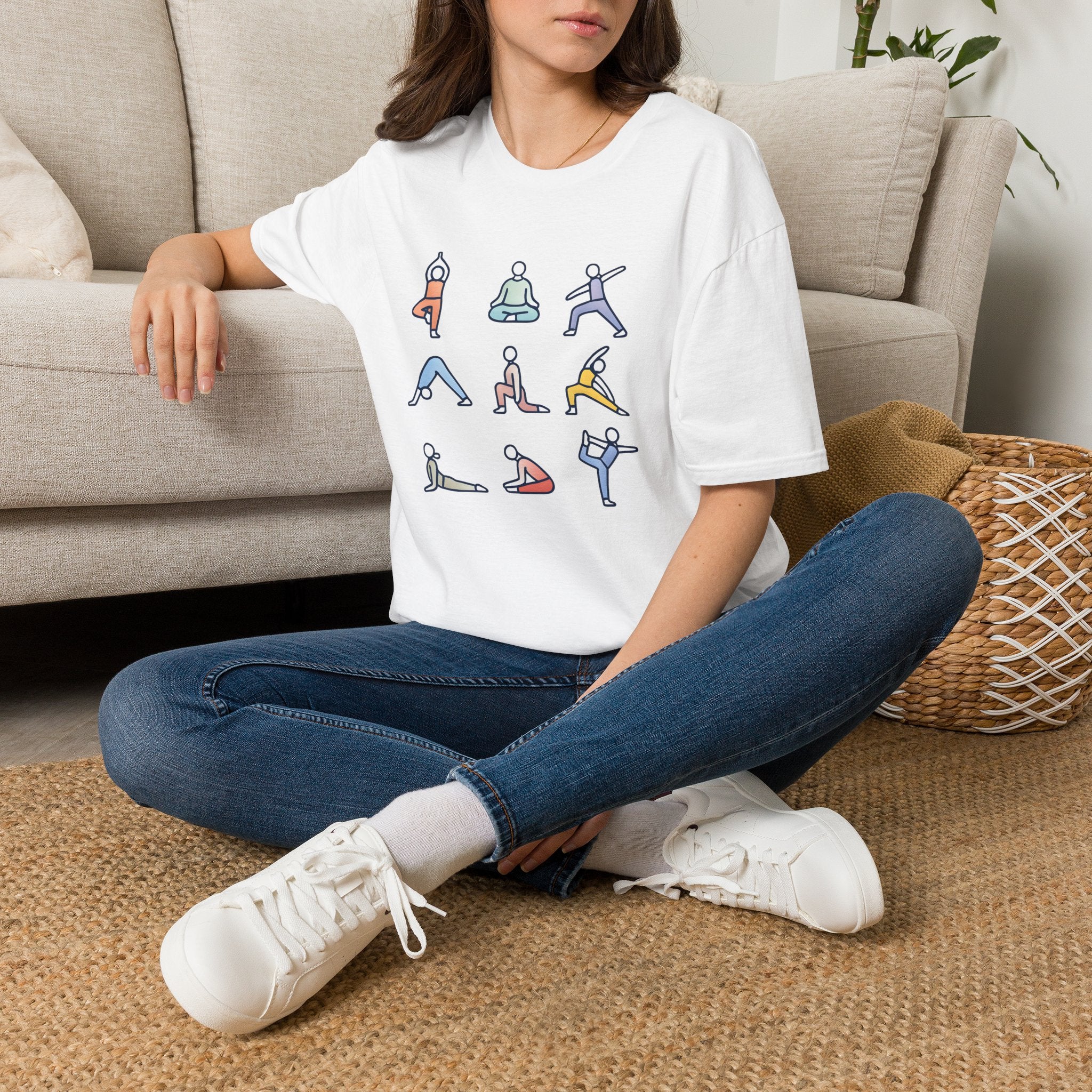 Yoga Pose Illustrations T-Shirt