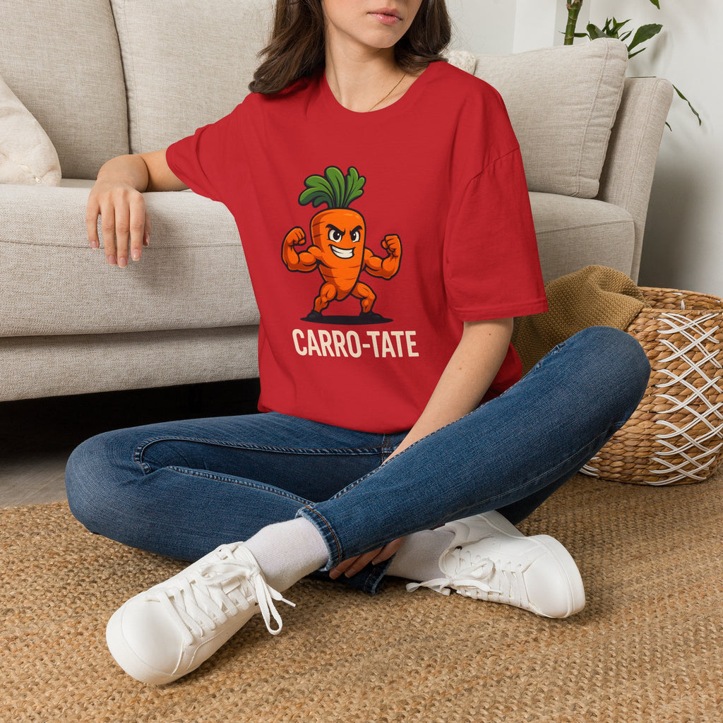 Muscular Carrot Mascot T-Shirt