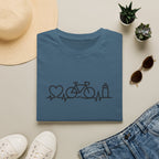 Bicycle on heartbeat line T-Shirt