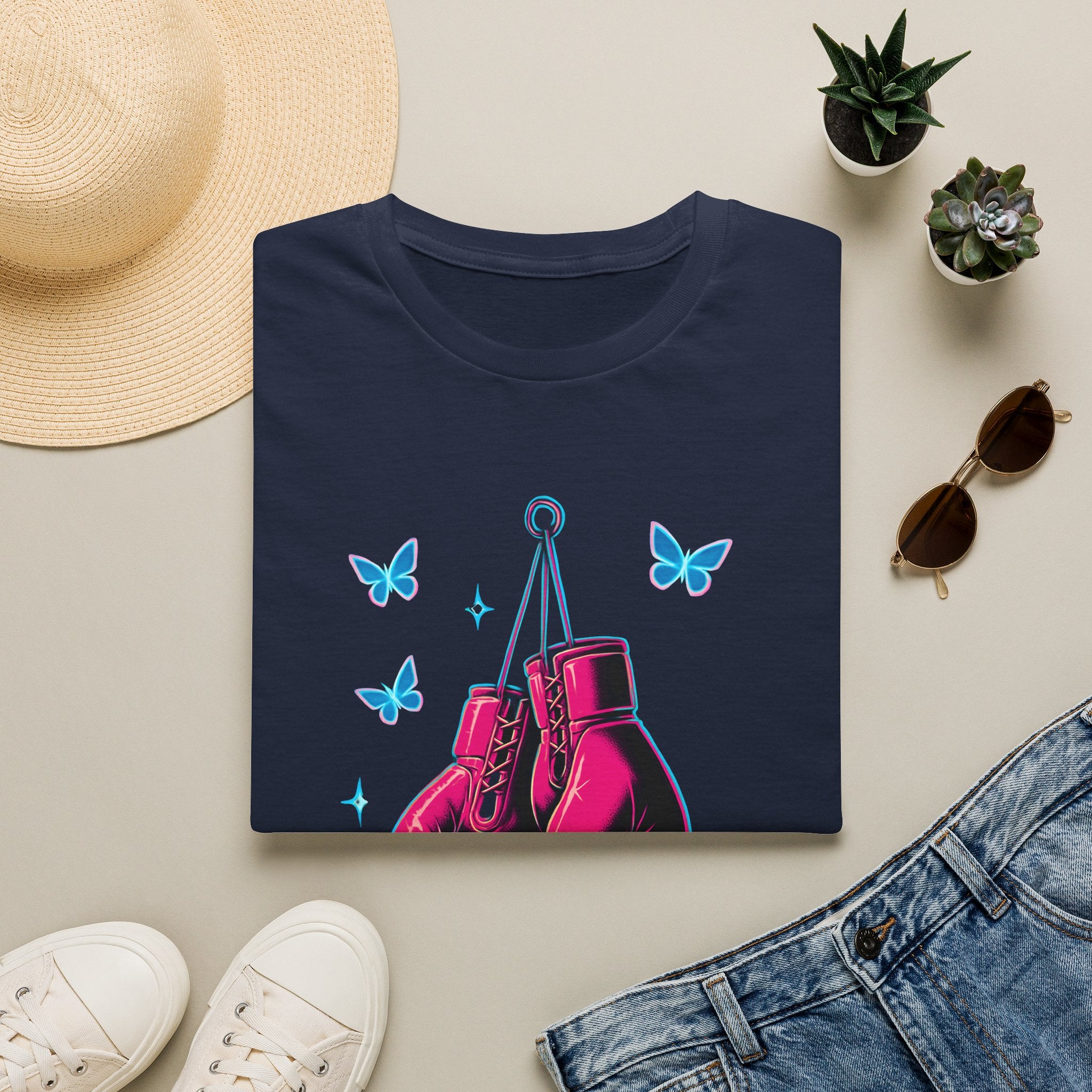 Hanging Neon Boxing Gloves T-Shirt