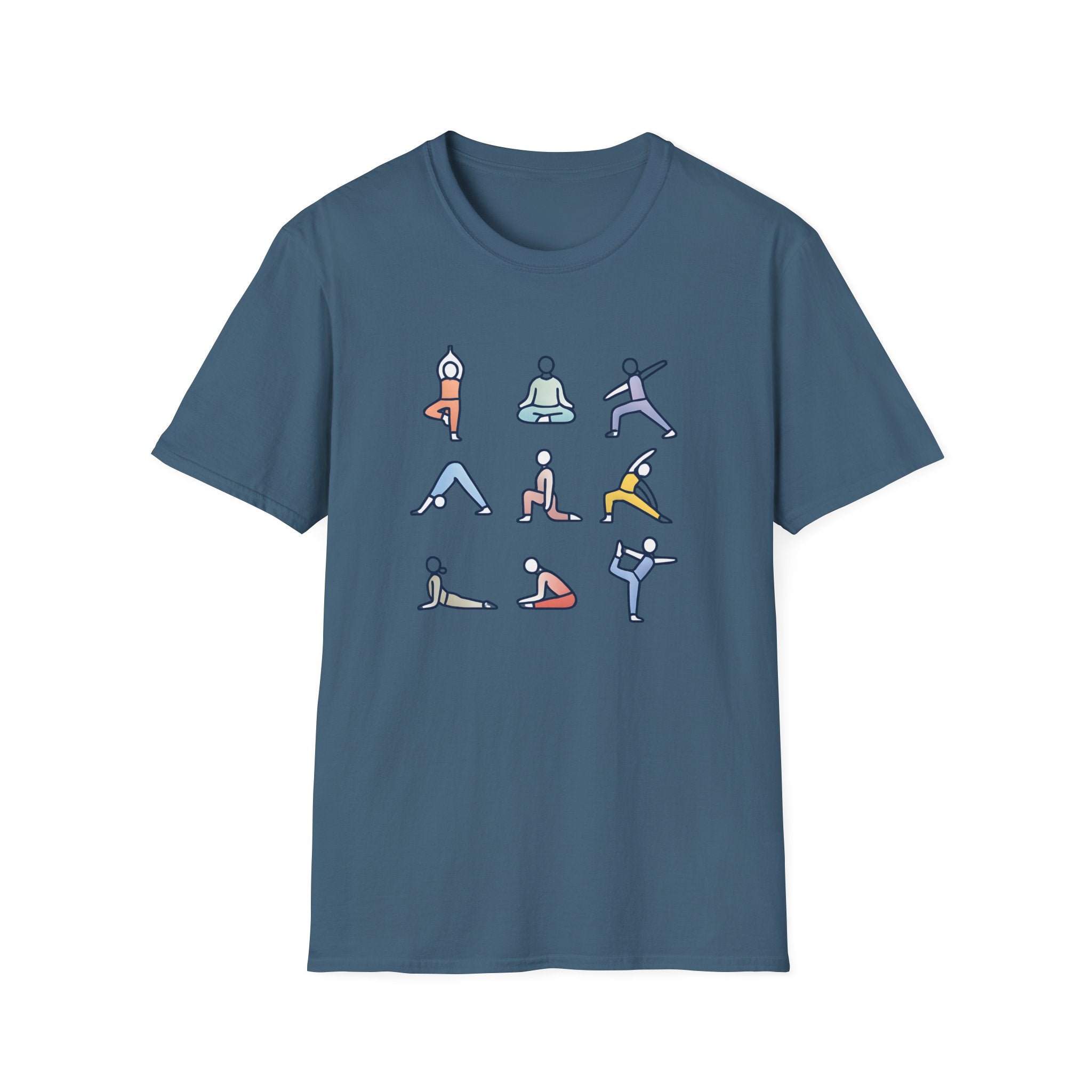 Yoga Pose Illustrations T-Shirt