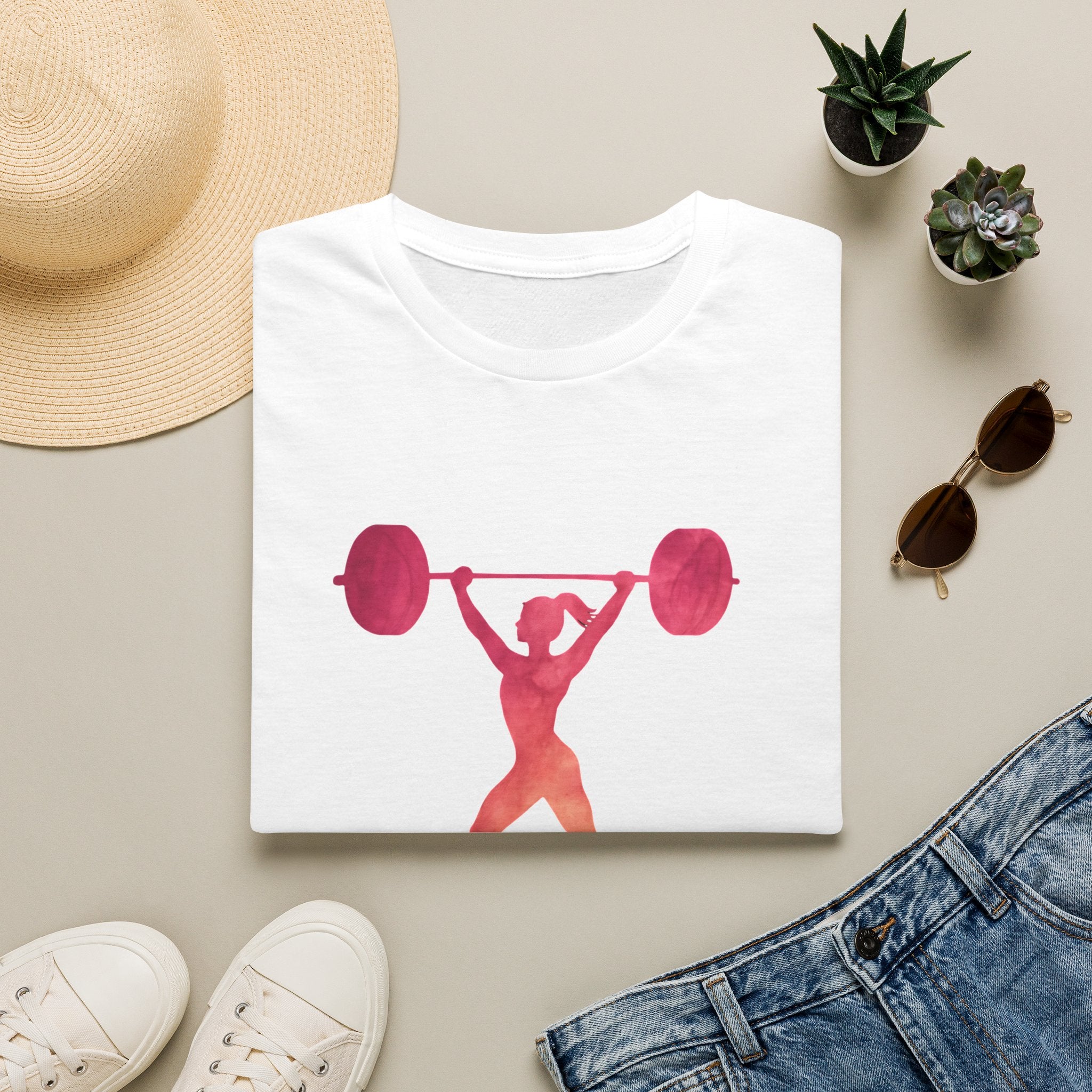 Barbell Barbie silhouette T-Shirt