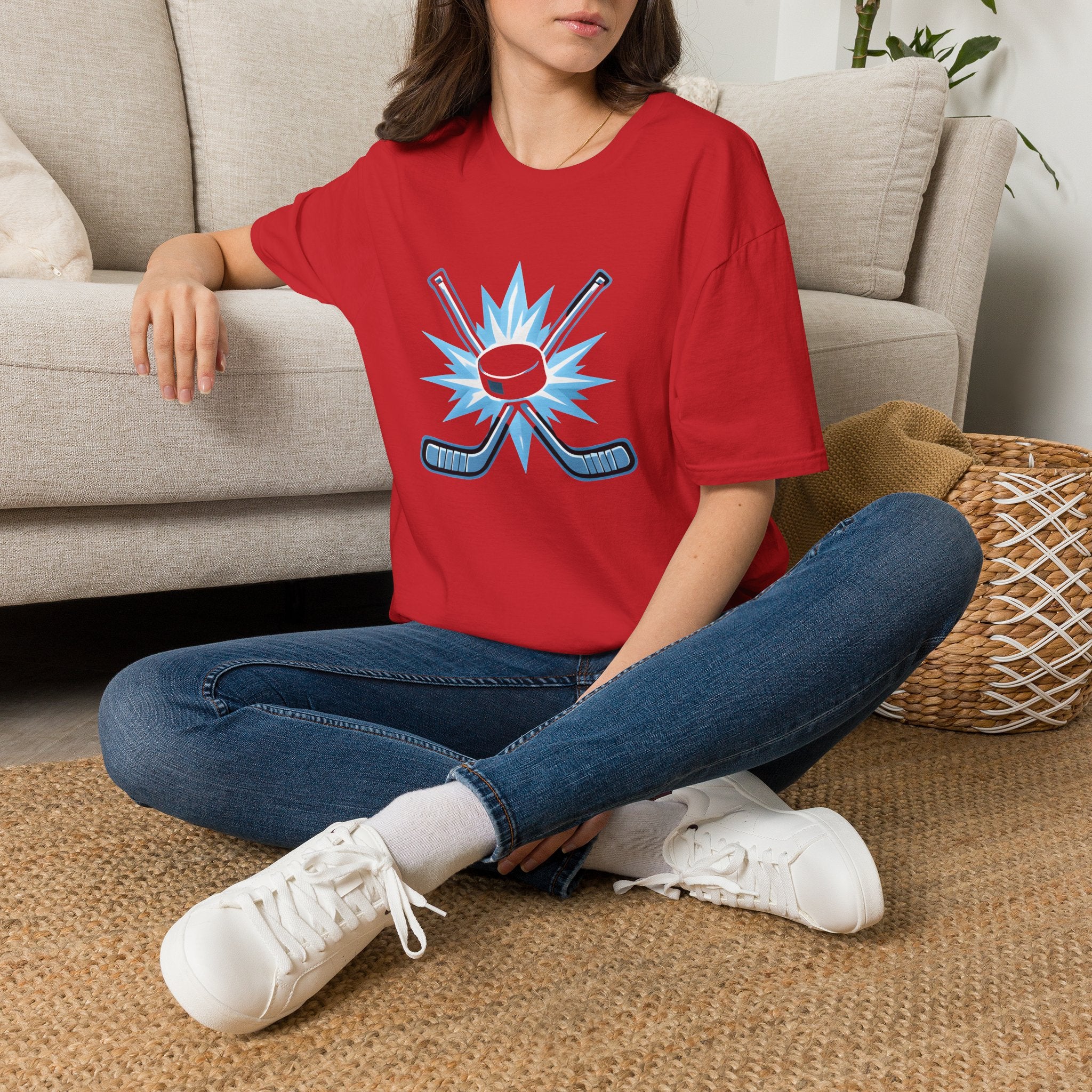 Crossed hockey sticks T-Shirt