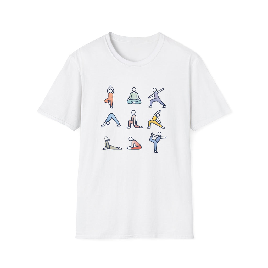 Yoga Pose Illustrations T-Shirt