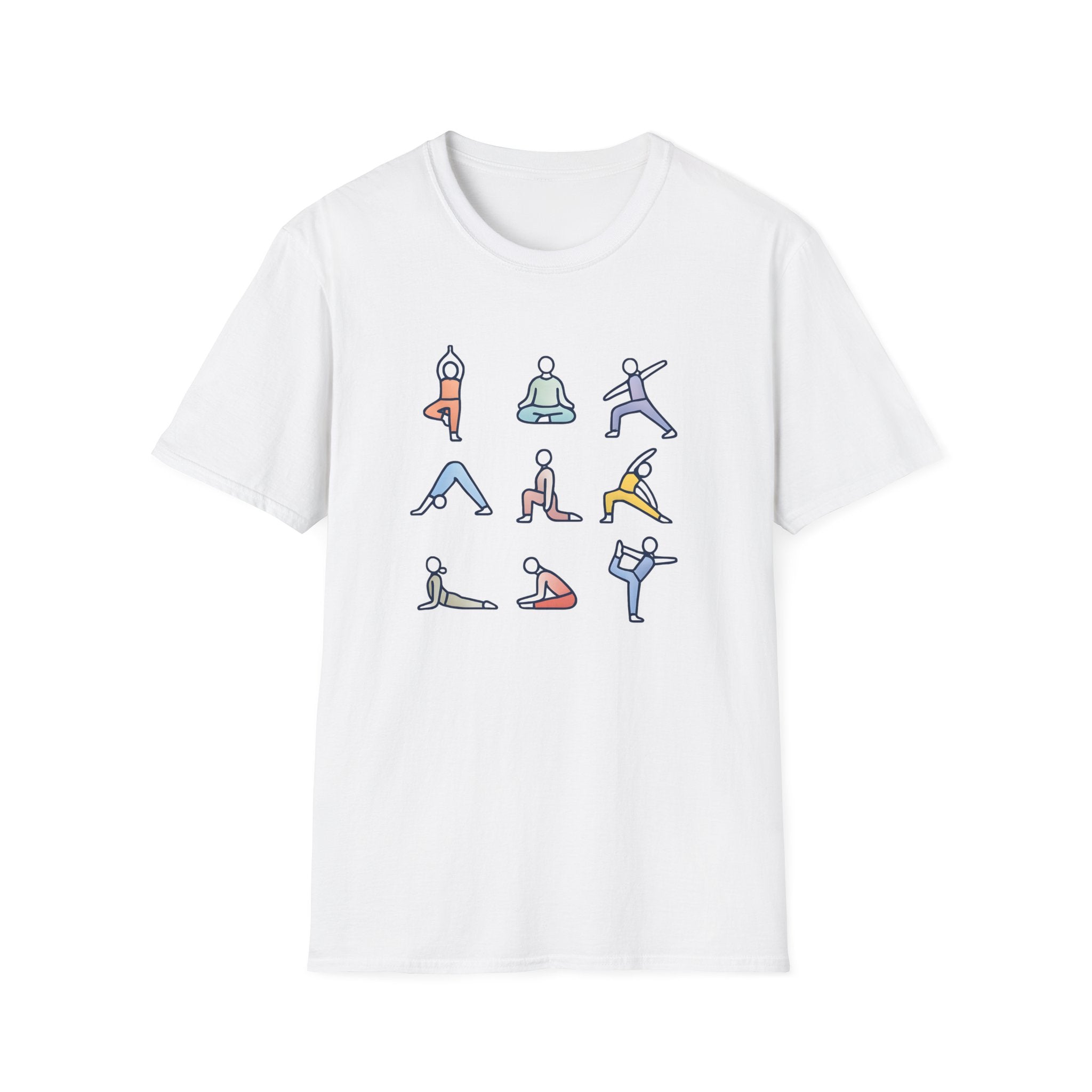 Yoga Pose Illustrations T-Shirt