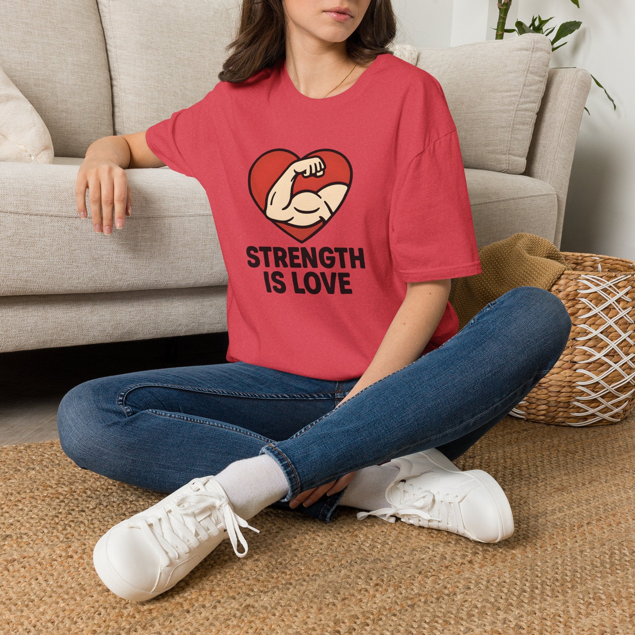 Powerful Heart Emblem T-Shirt