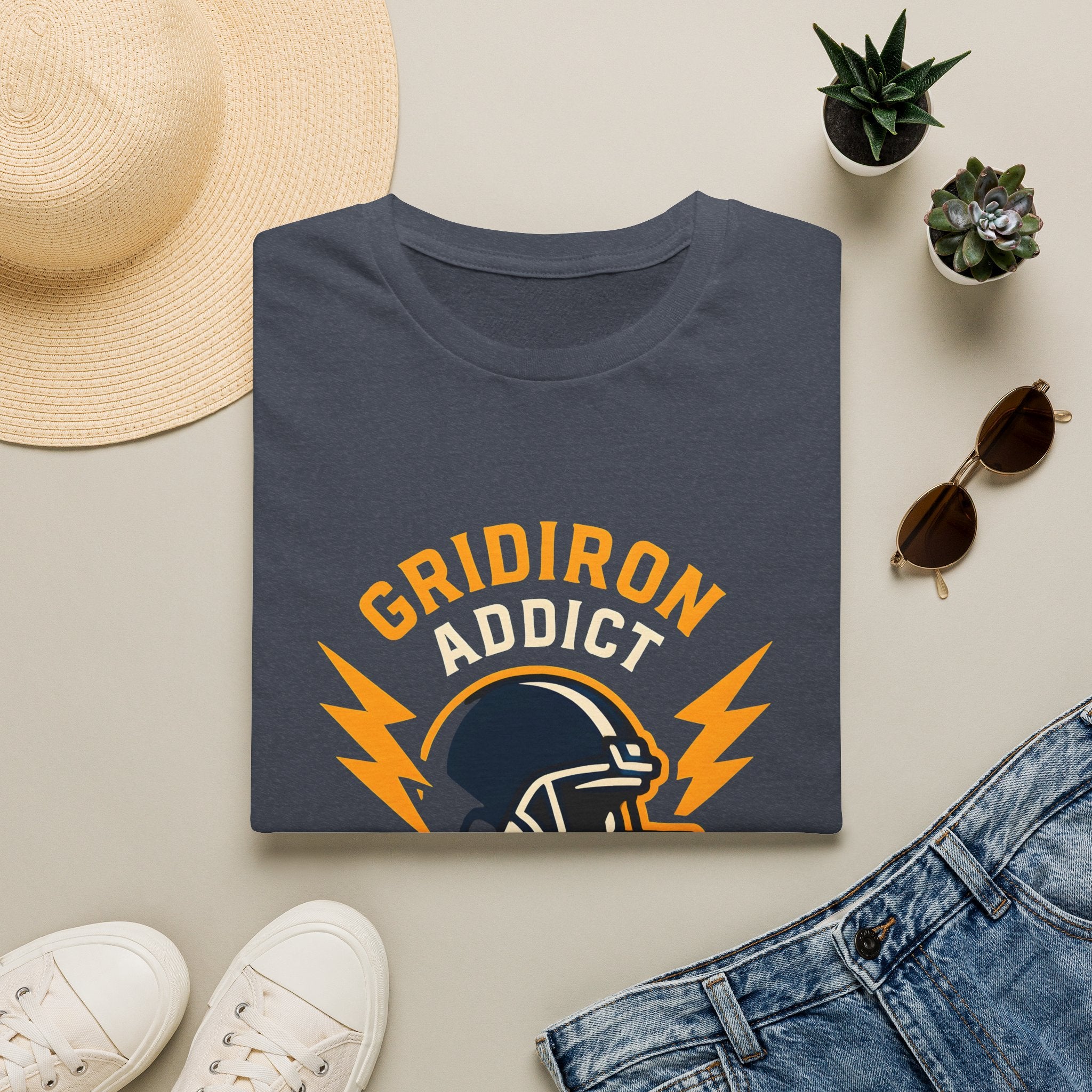 Gridiron Addict Helmet Logo T-Shirt