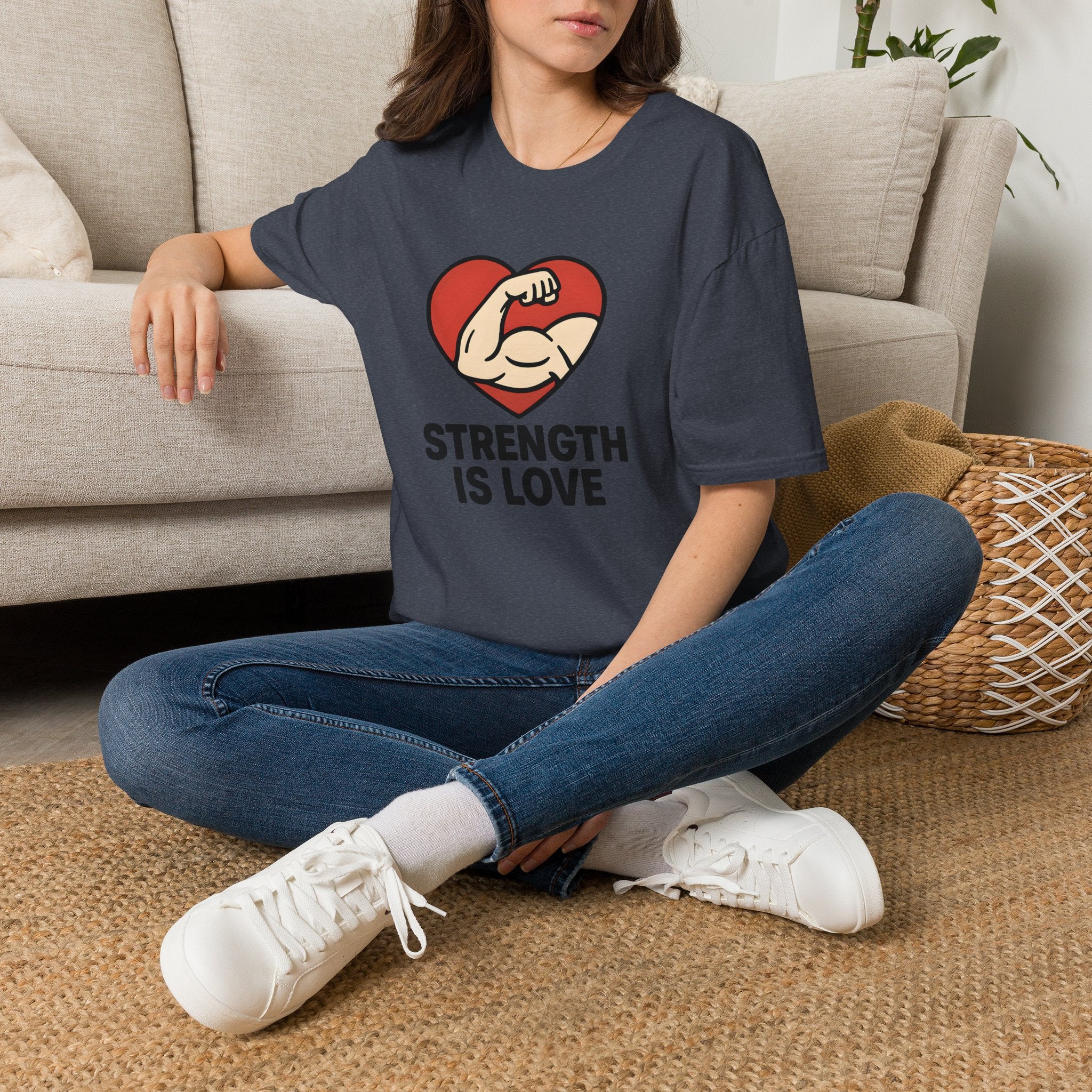 Powerful Heart Emblem T-Shirt