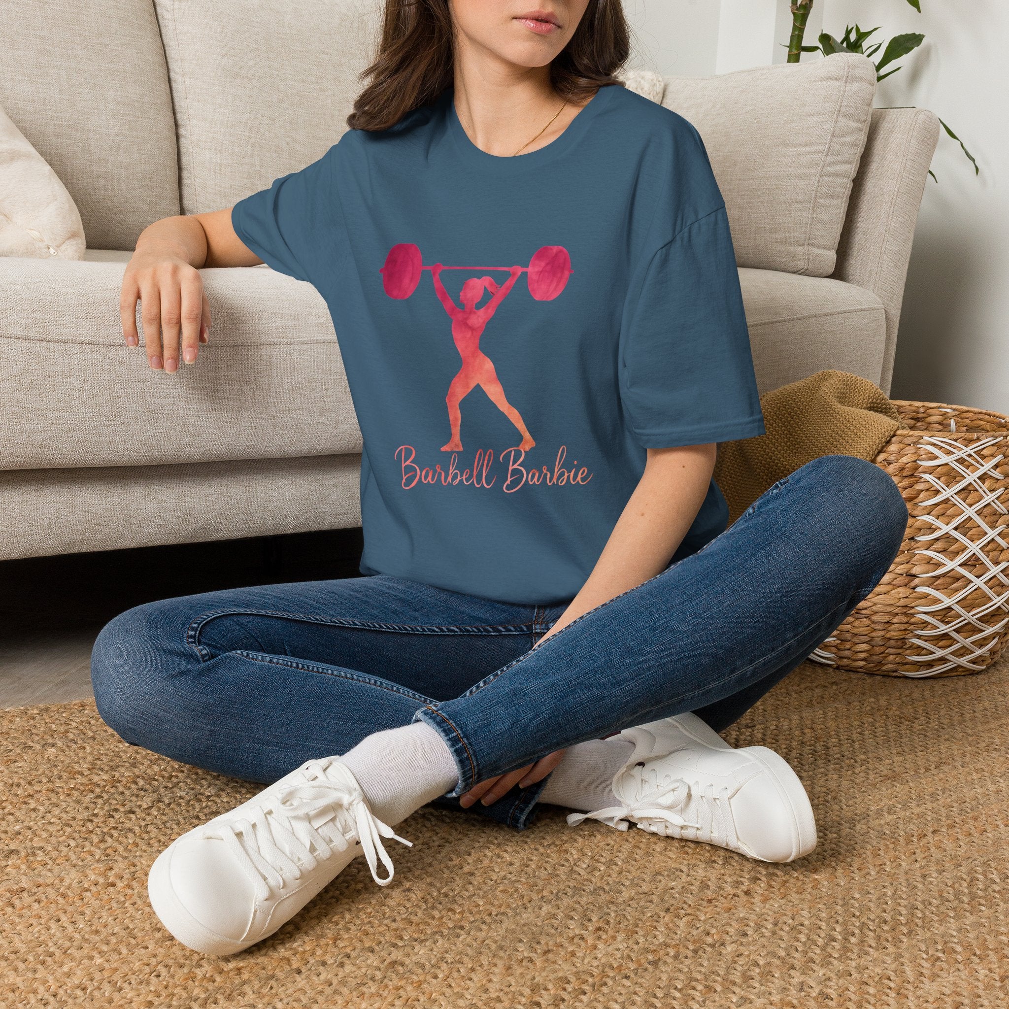 Barbell Barbie silhouette T-Shirt