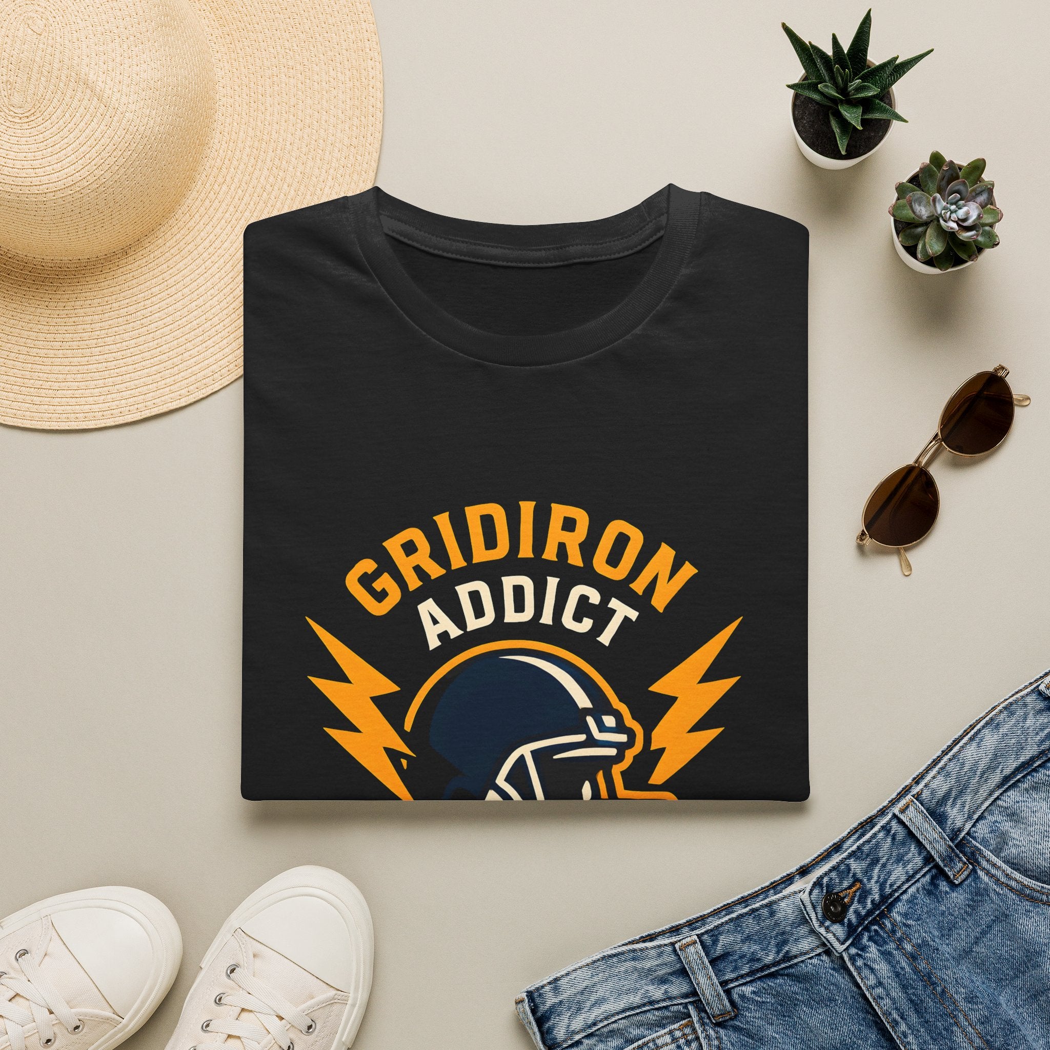 Gridiron Addict Helmet Logo T-Shirt