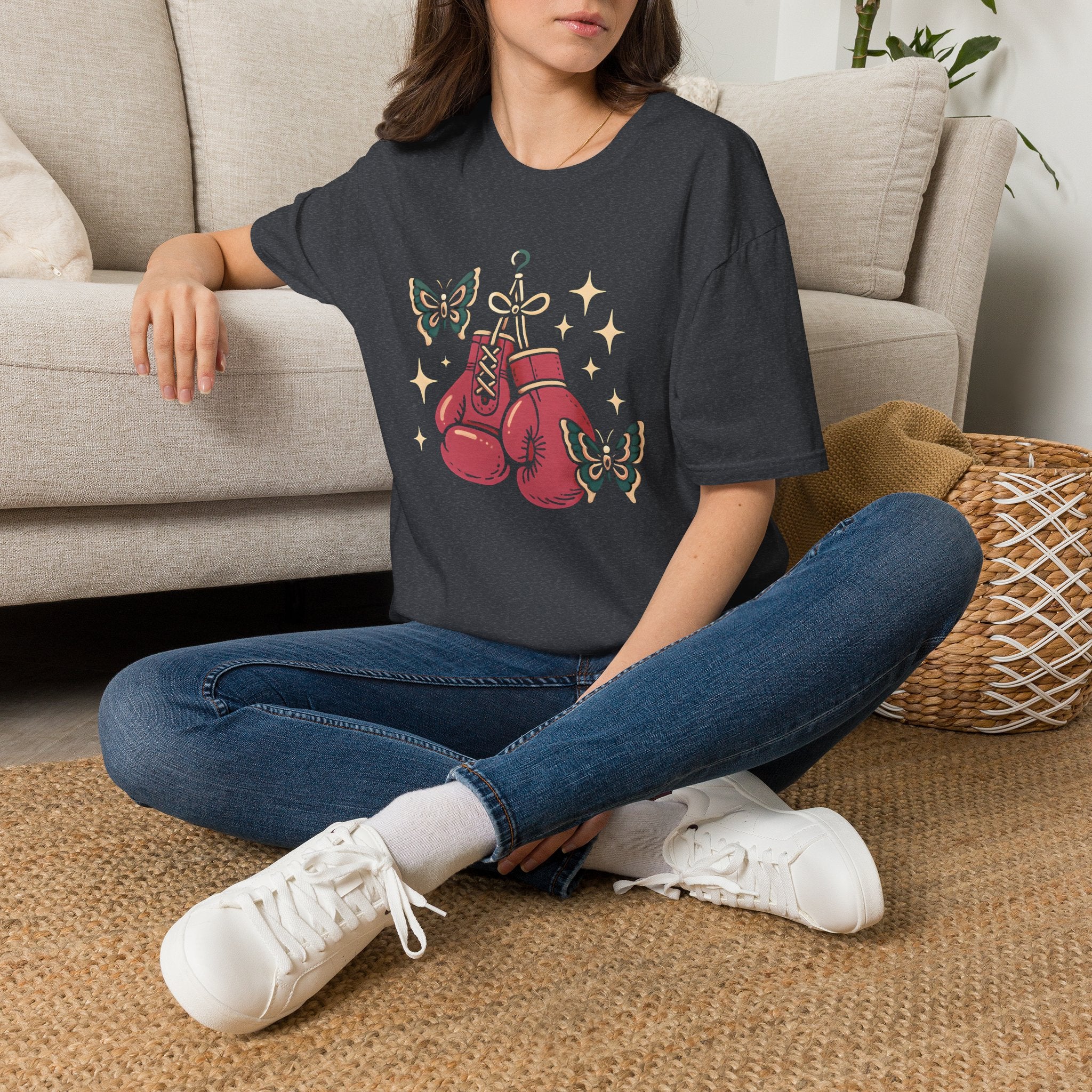 Butterfly Boxing Gloves T-Shirt