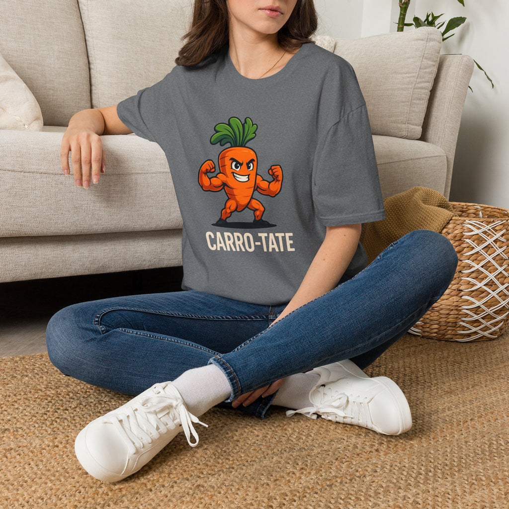 Muscular Carrot Mascot T-Shirt