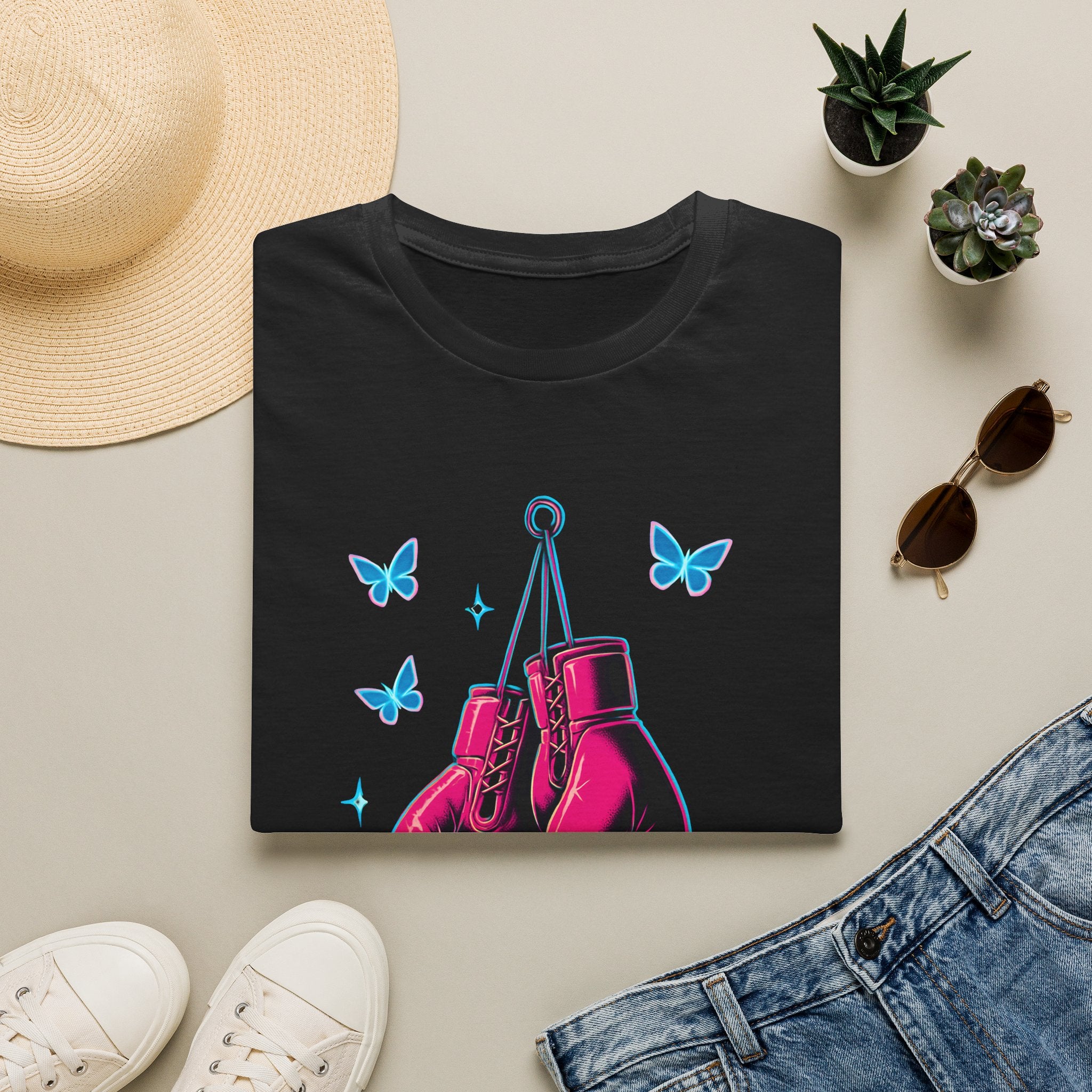 Hanging Neon Boxing Gloves T-Shirt
