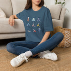 Yoga Pose Illustrations T-Shirt