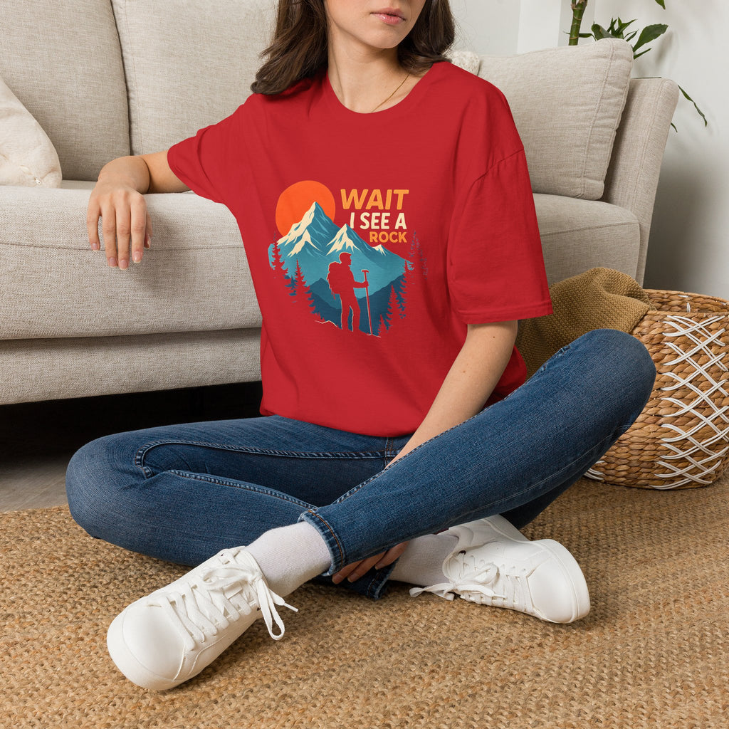Hiker on Mountain Trail T-Shirt