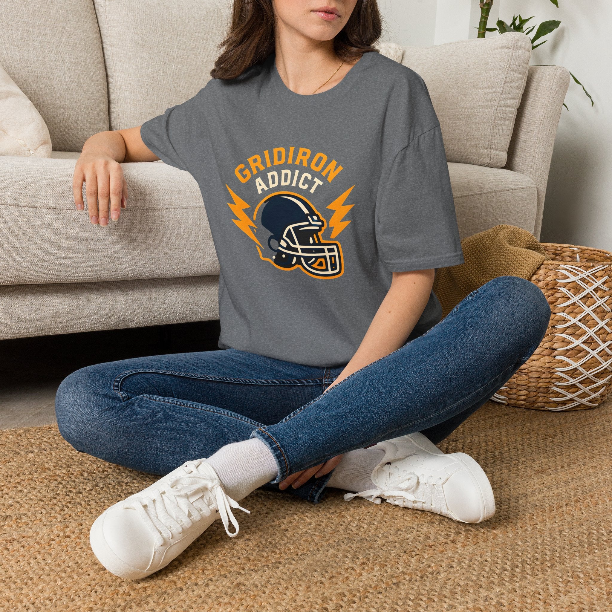 Gridiron Addict Helmet Logo T-Shirt