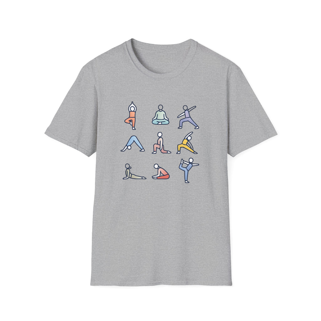 Yoga Pose Illustrations T-Shirt