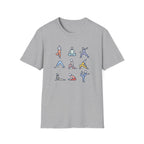 Yoga Pose Illustrations T-Shirt