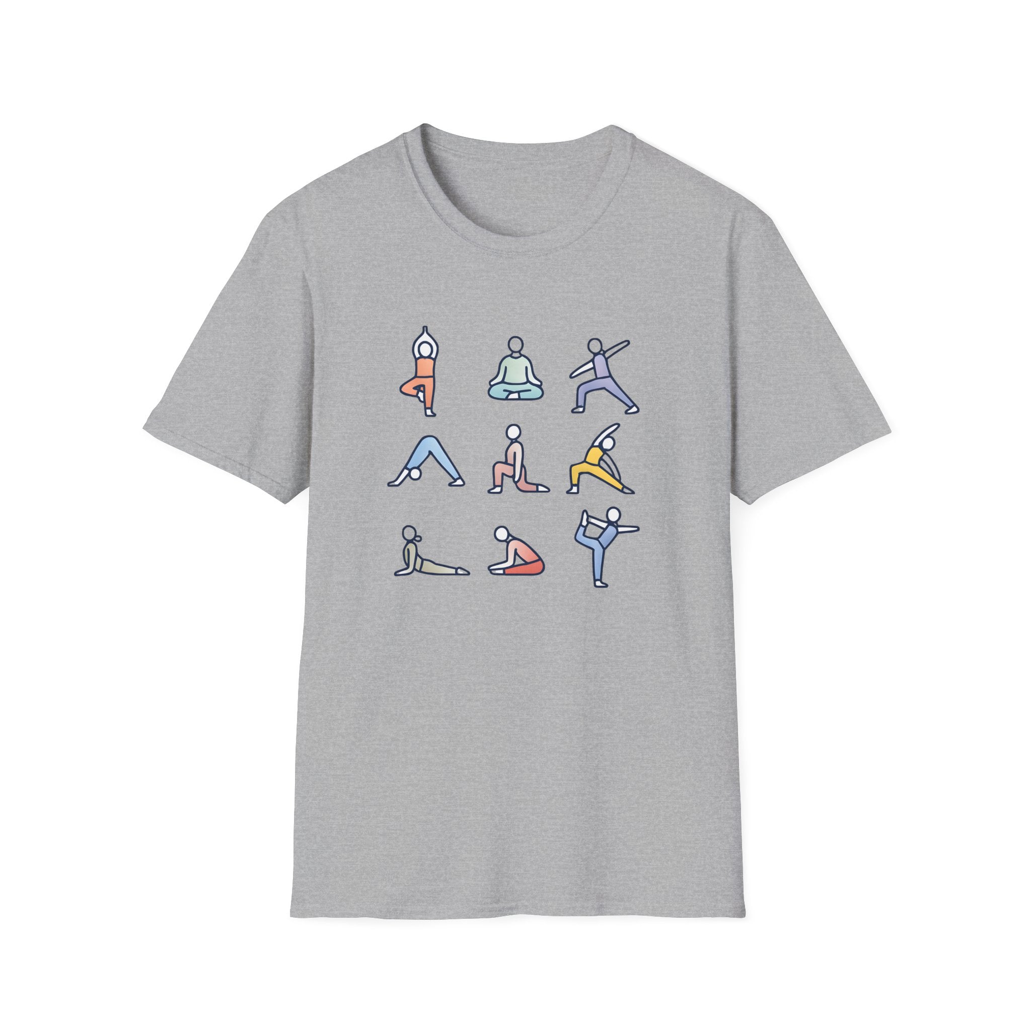 Yoga Pose Illustrations T-Shirt